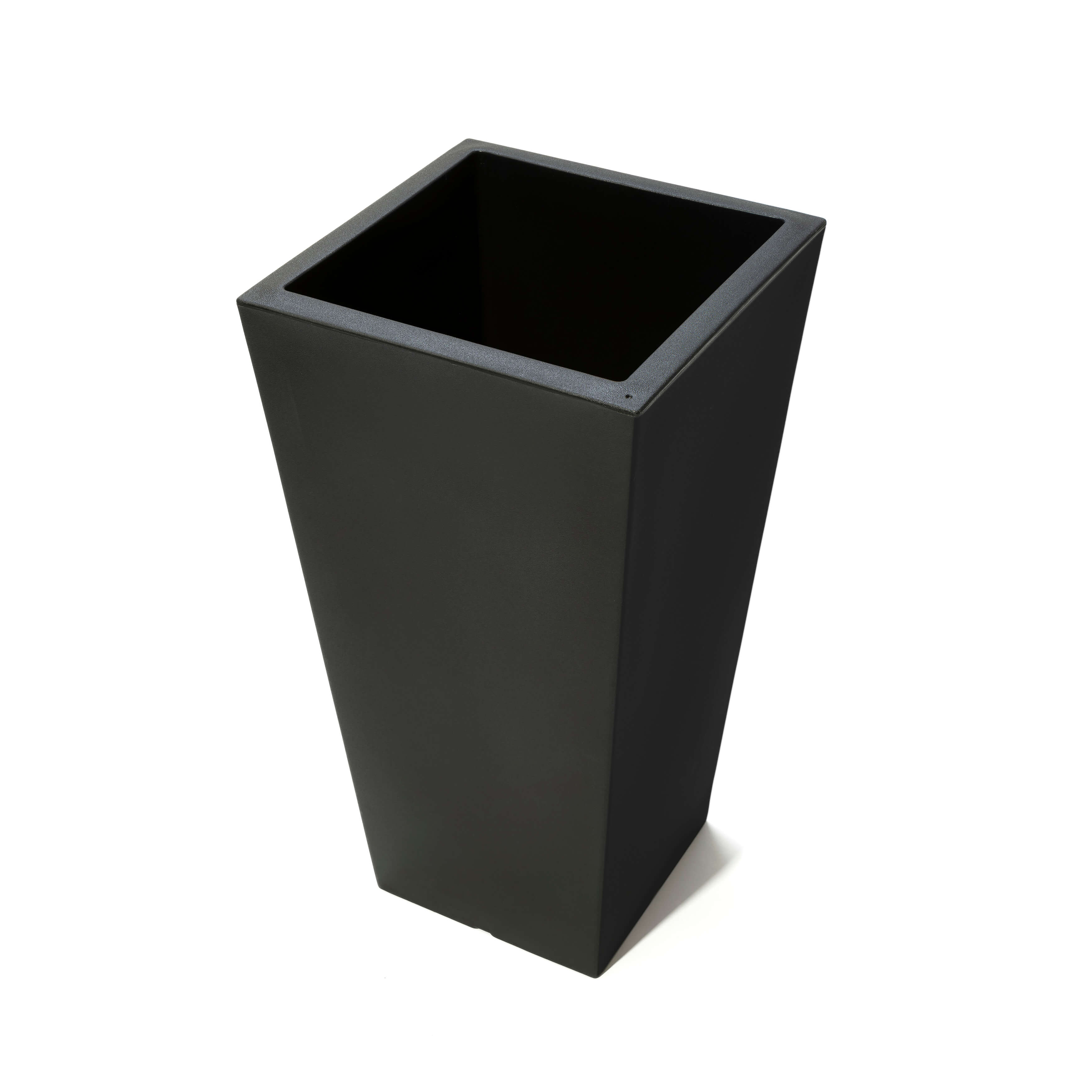 Step2 Tremont Square Conical Flower Pot Large - Onyx Black