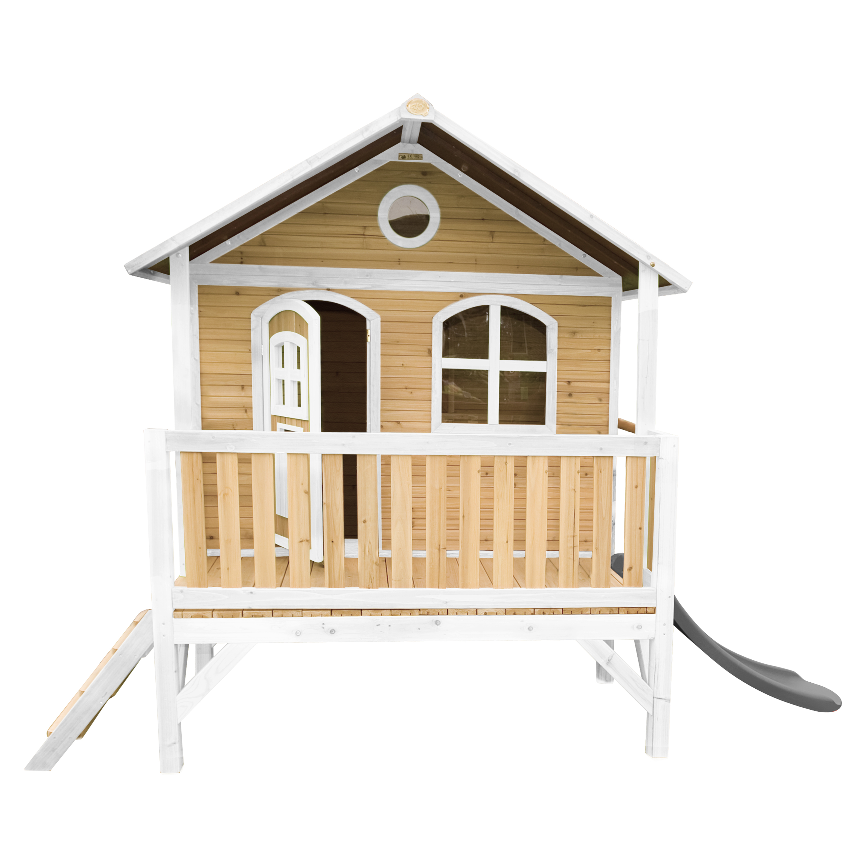 AXI Stef Playhouse Brown/White - Grey Slide