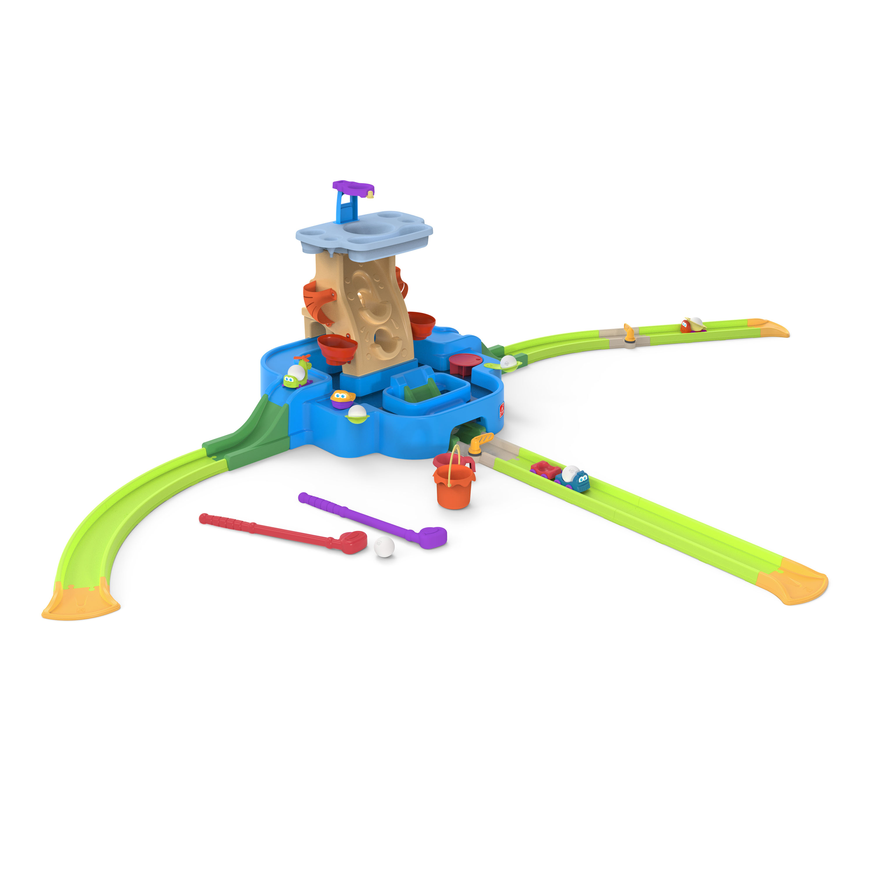Putt & Splash Center Water Table and Mini Golf Set