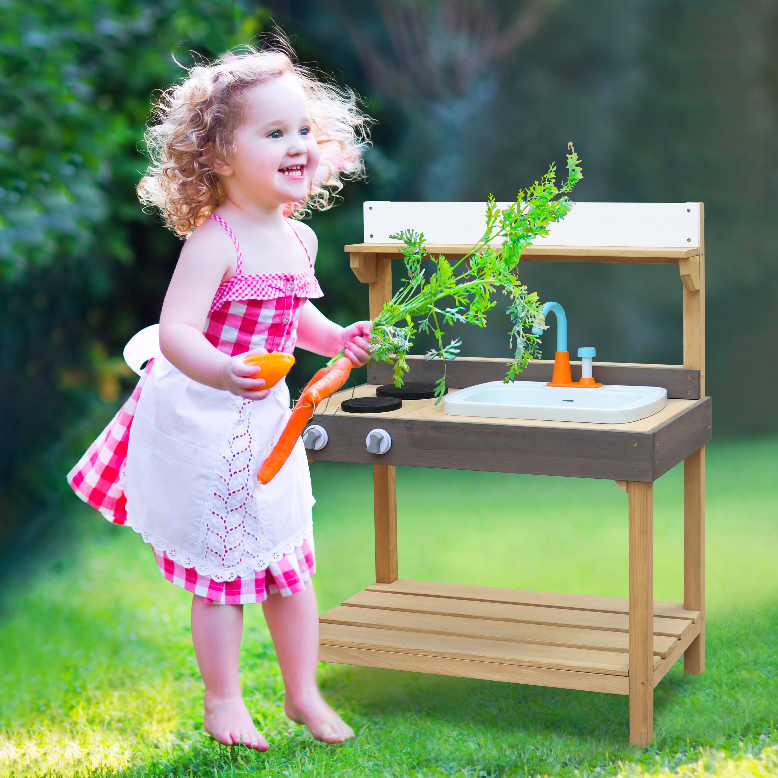 AXI Rosa Sand & Water Play Kitchen Medium