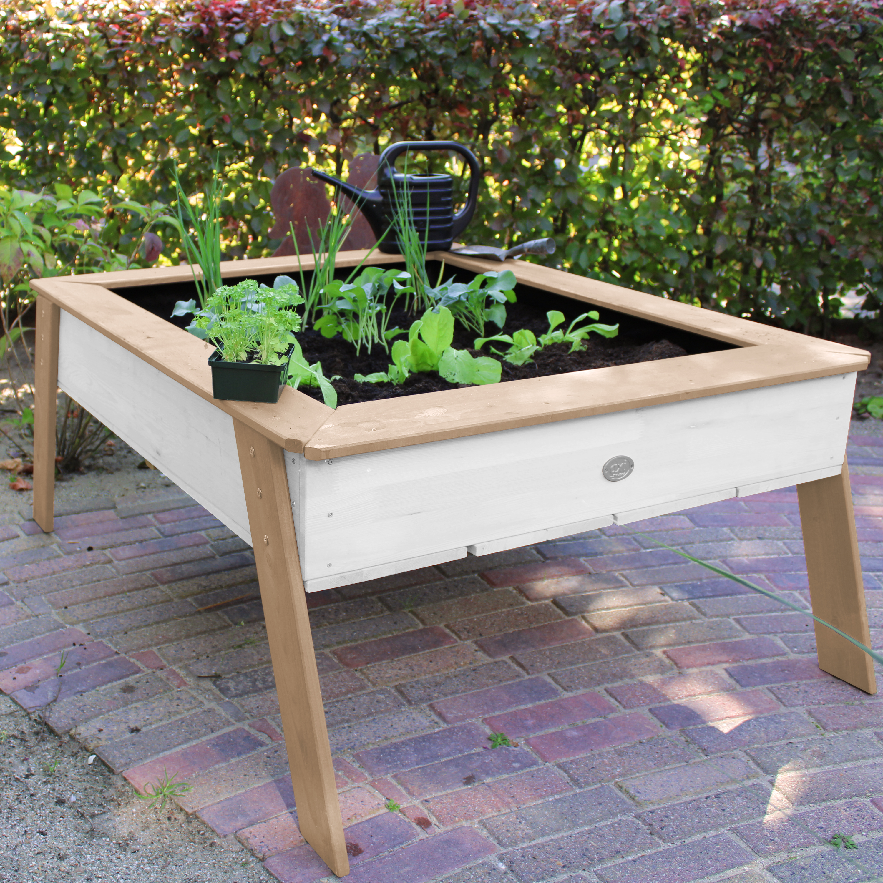 AXI Linda Sand & Gardening Table - Brown/White