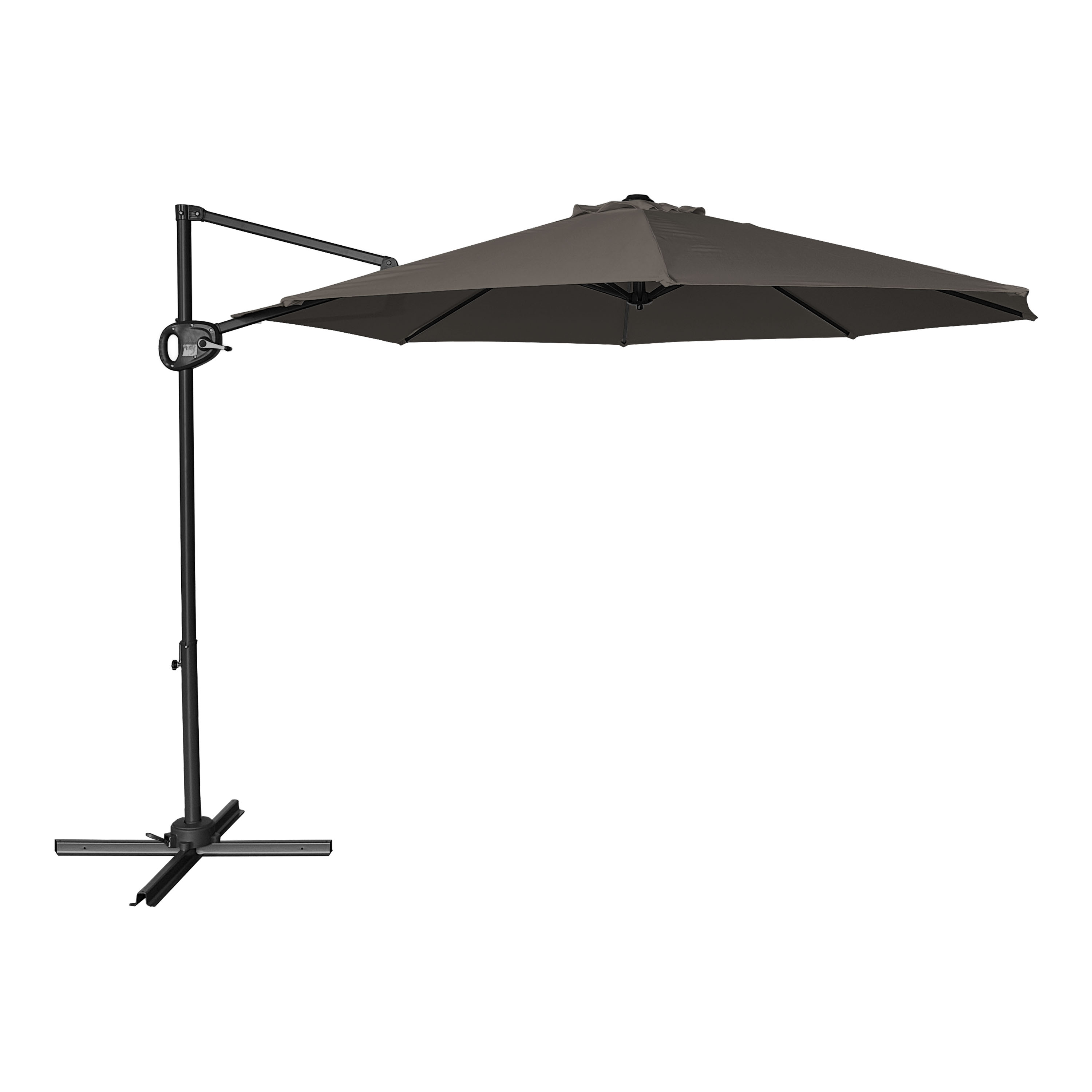 AXI Solea Cantilever Parasol Ø 300cm Anthracite/Taupe