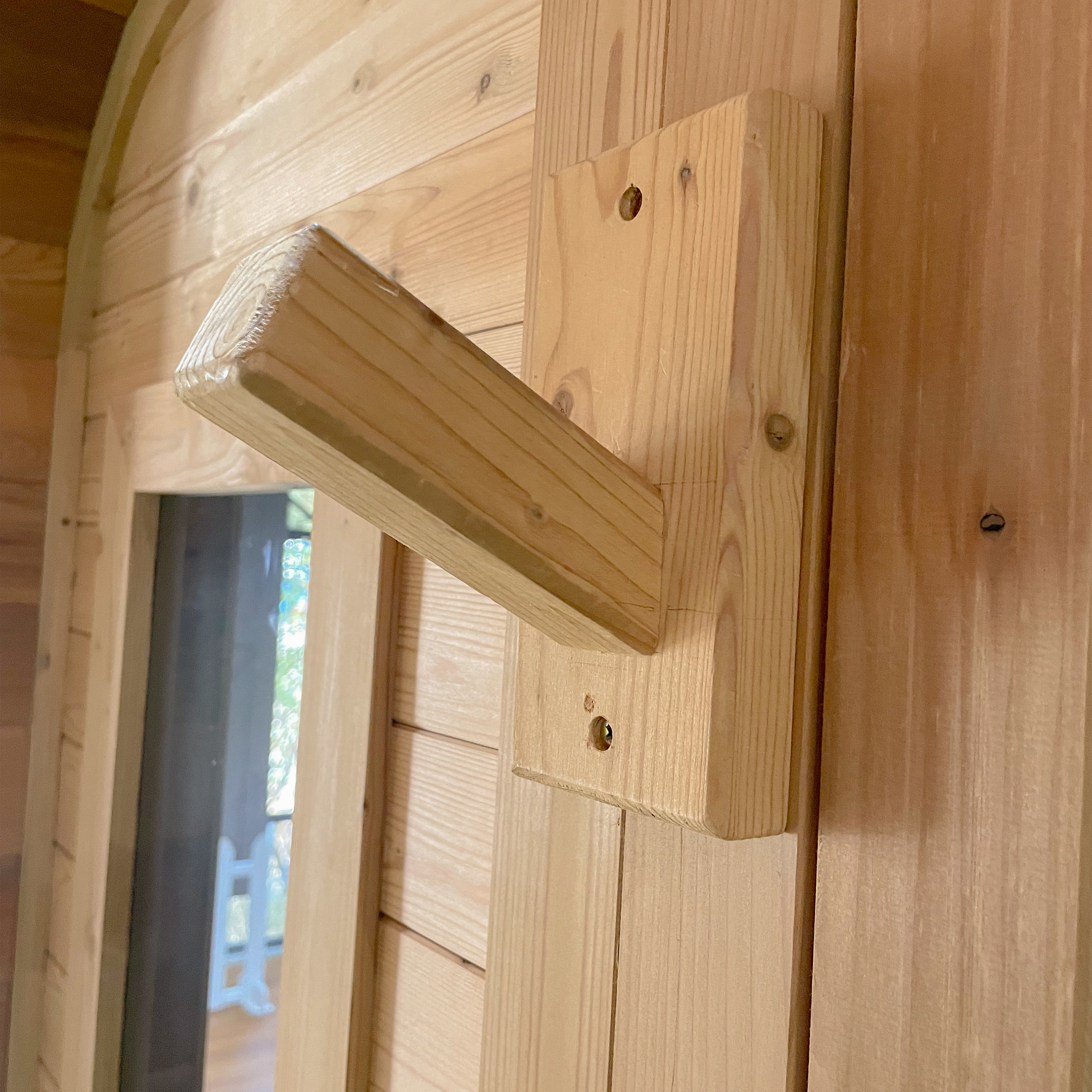 AXI Cube Outdoor Sauna Thermowood XL 4-8 Persons - excl. Sauna Heater
