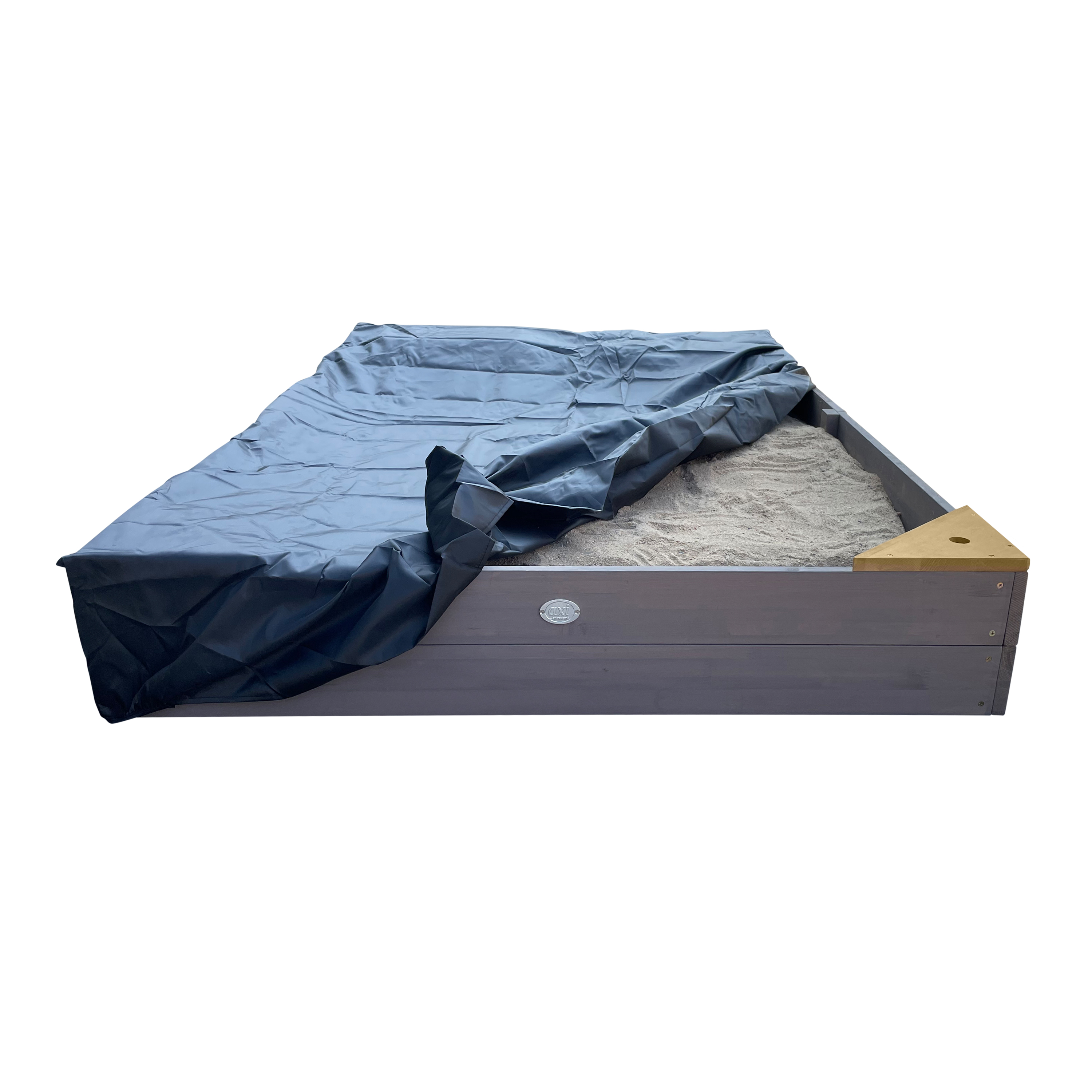 AXI Kelly Sandbox with Play Kitchen - 180 x 115 cm - Grey/brown