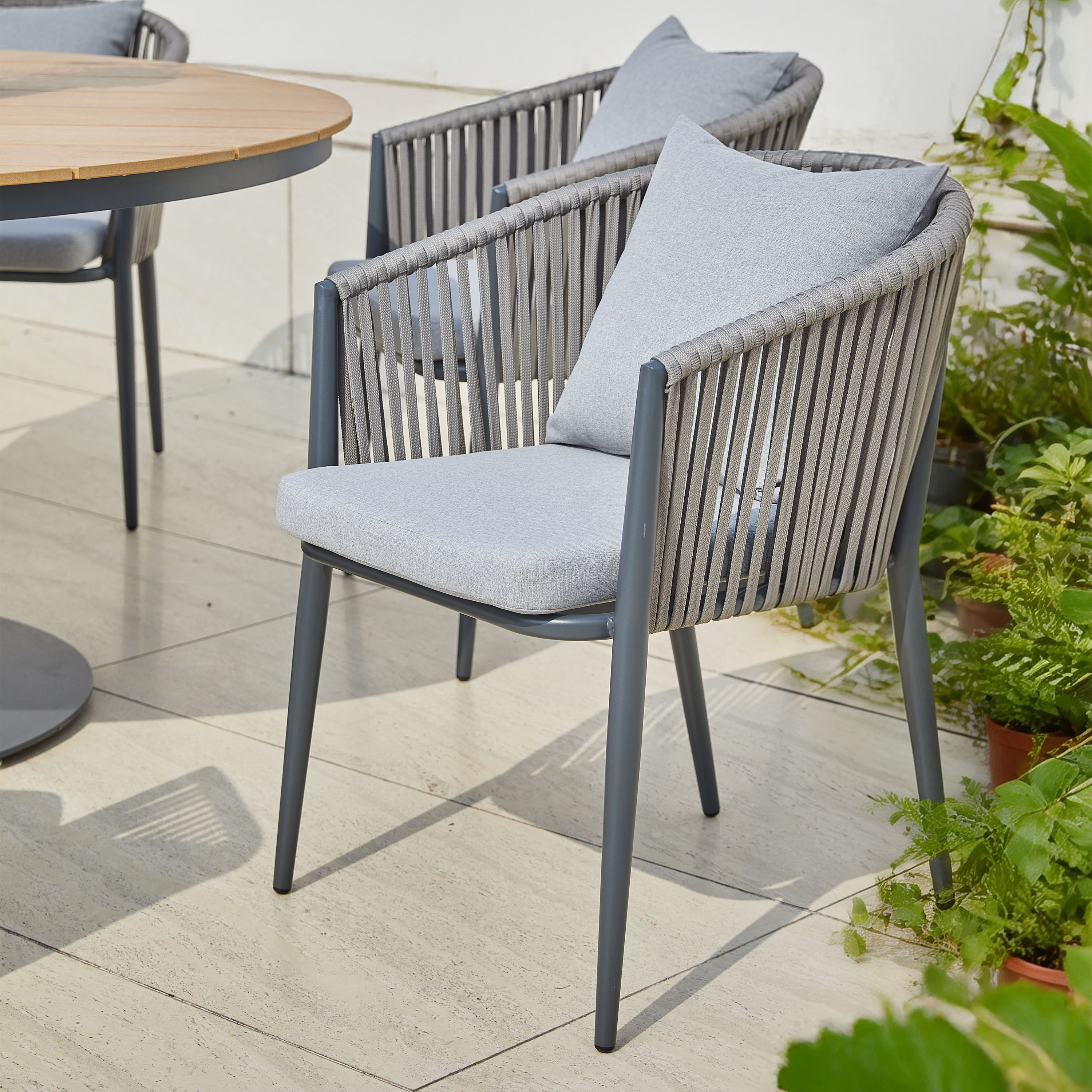 AXI Faye Chairs Anthracite – Set 6 pieces