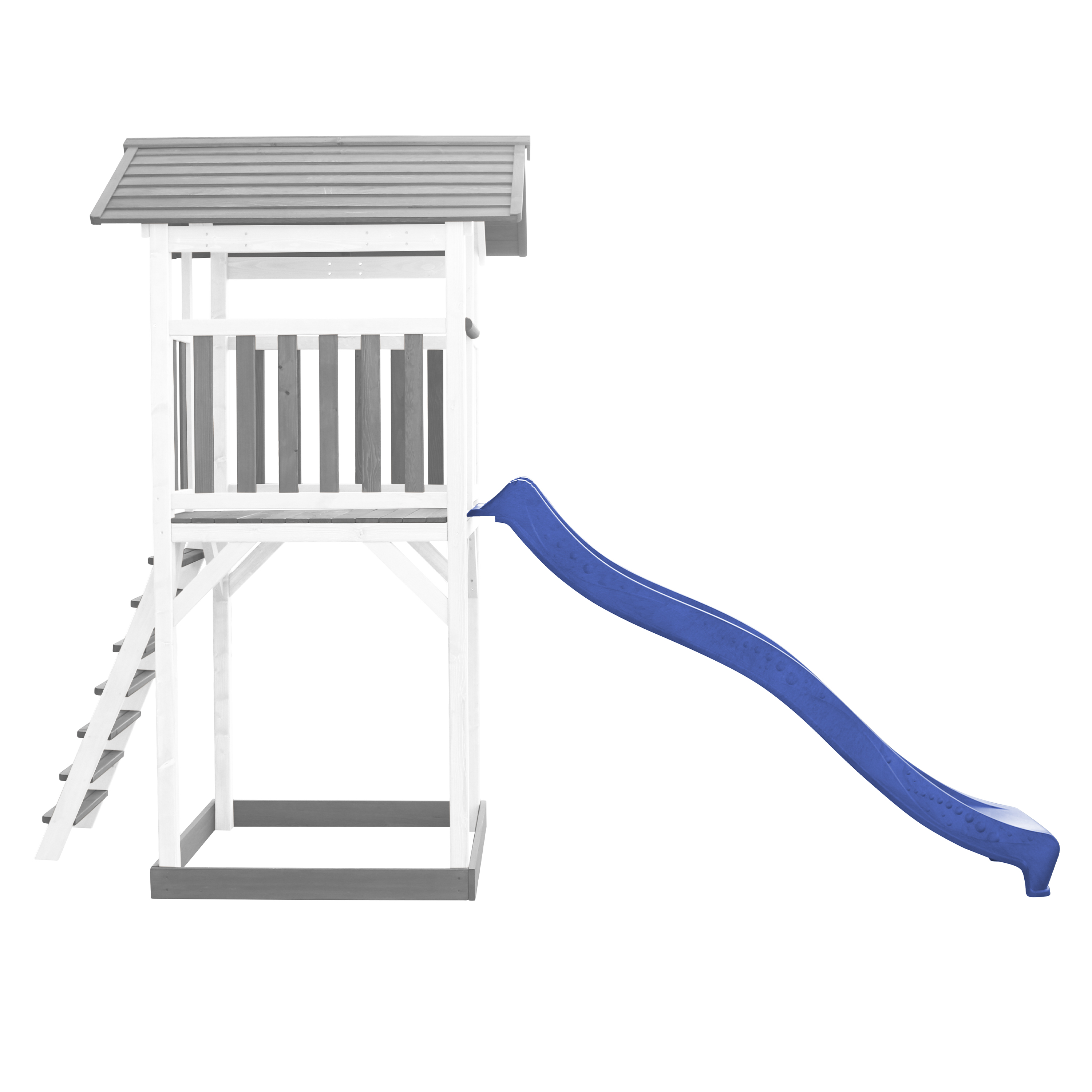 AXI Beach Tower Grey/White - Blue Slide