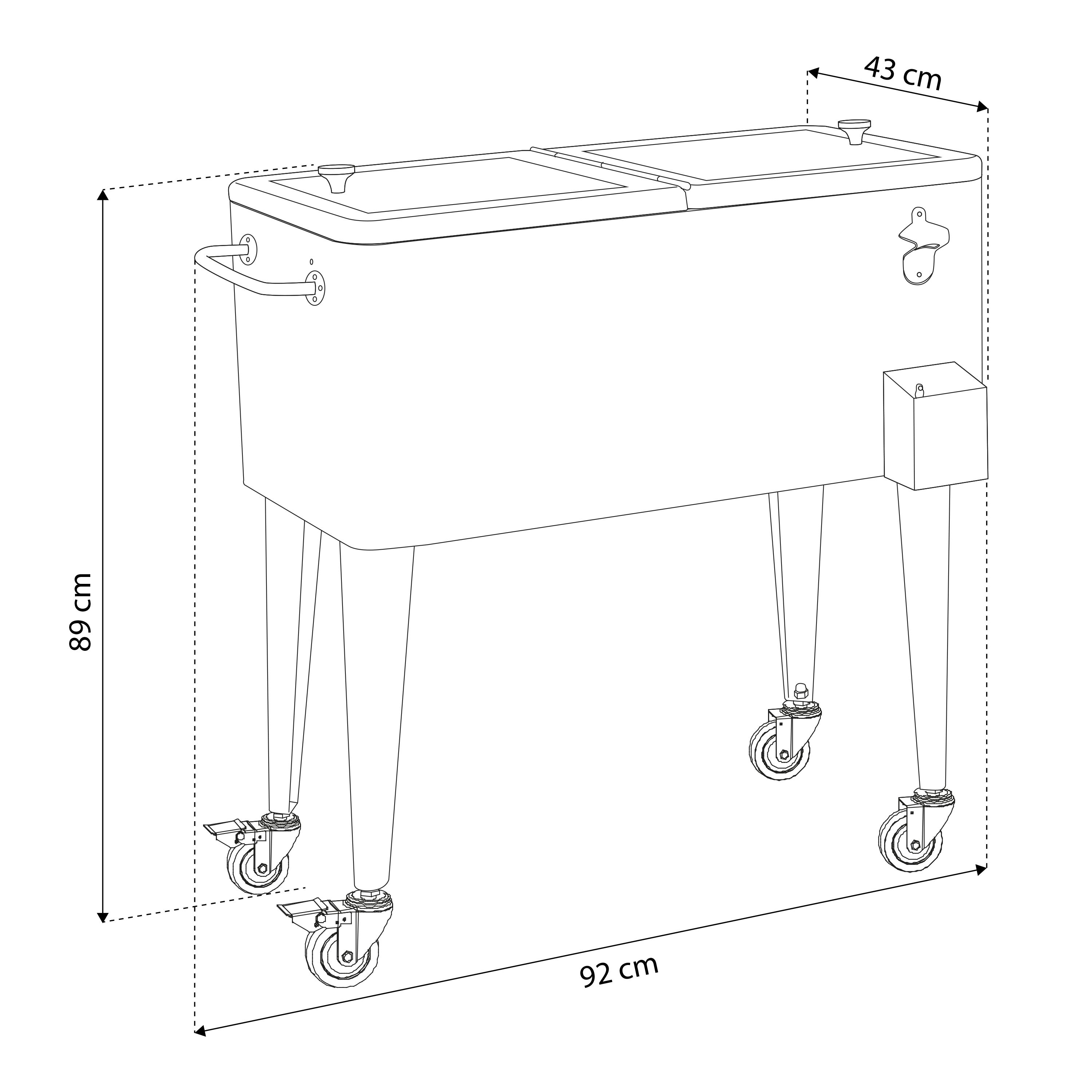 AXI Retro Cooler Black