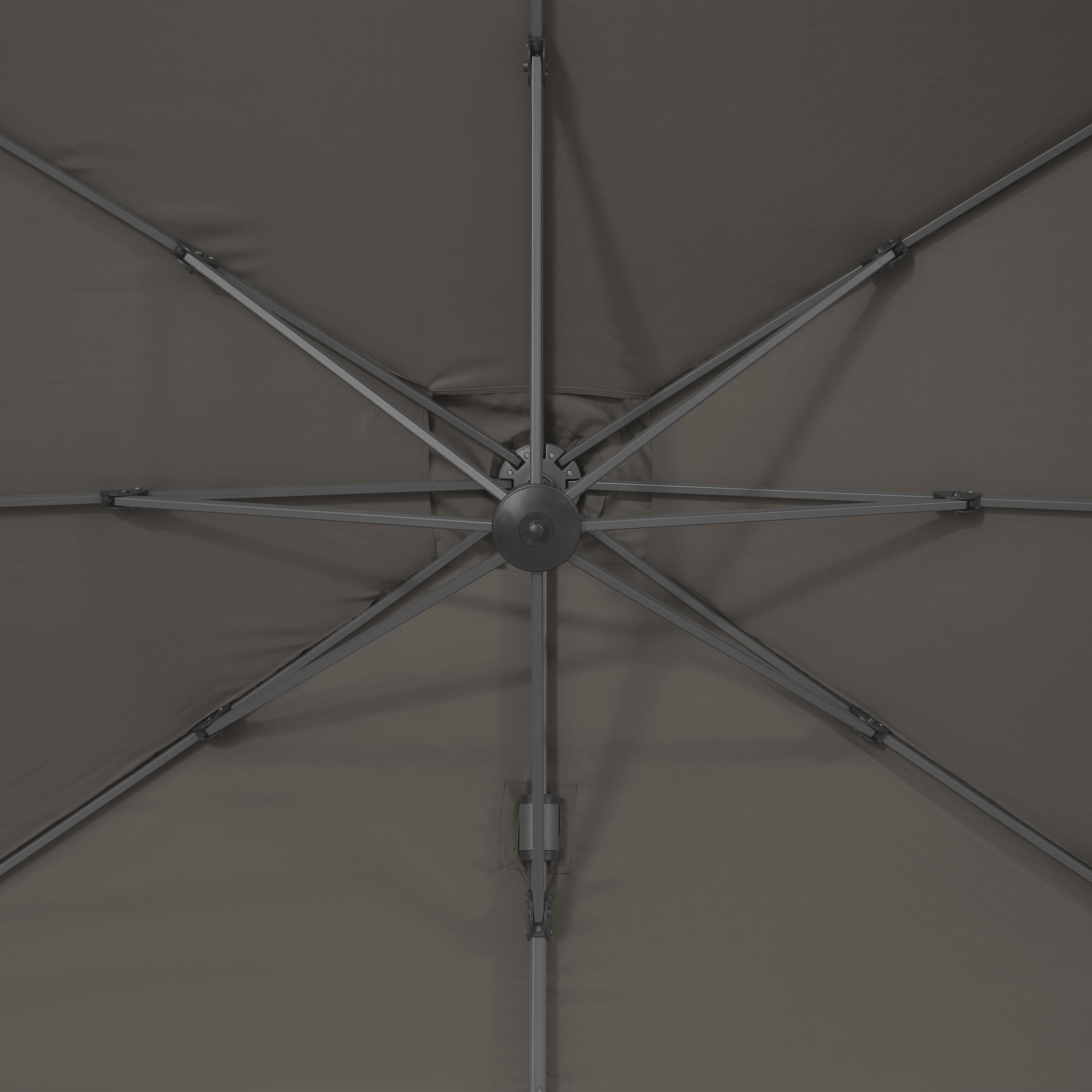 AXI Nyra Cantilever Parasol 200x300 cm incl. fillable parasol base Anthracite/Taupe – Complete Set
