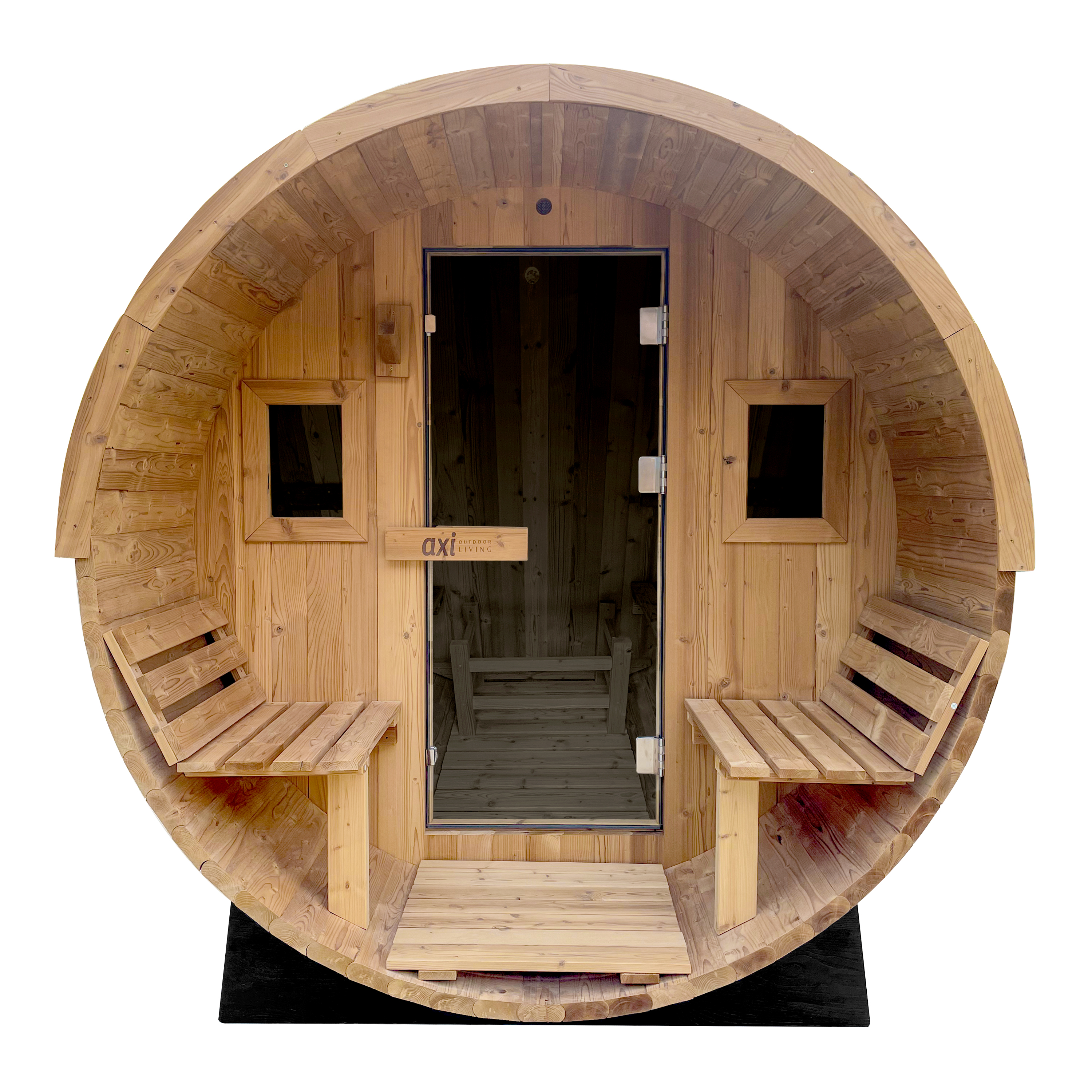 AXI Barrel Outdoor Sauna Thermowood 4-6 Persons - excl. Sauna Heater