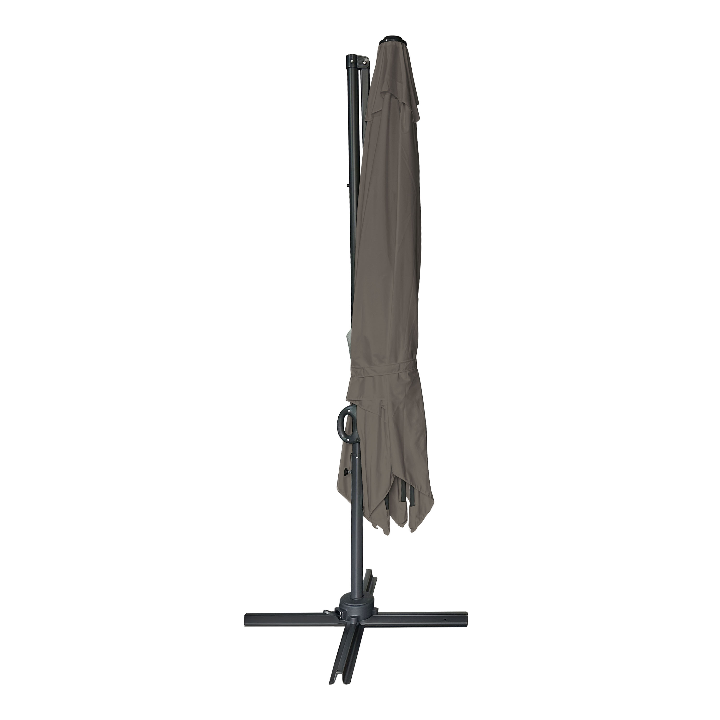 AXI Mira Cantilever Parasol 300x300cm Anthracite/Taupe