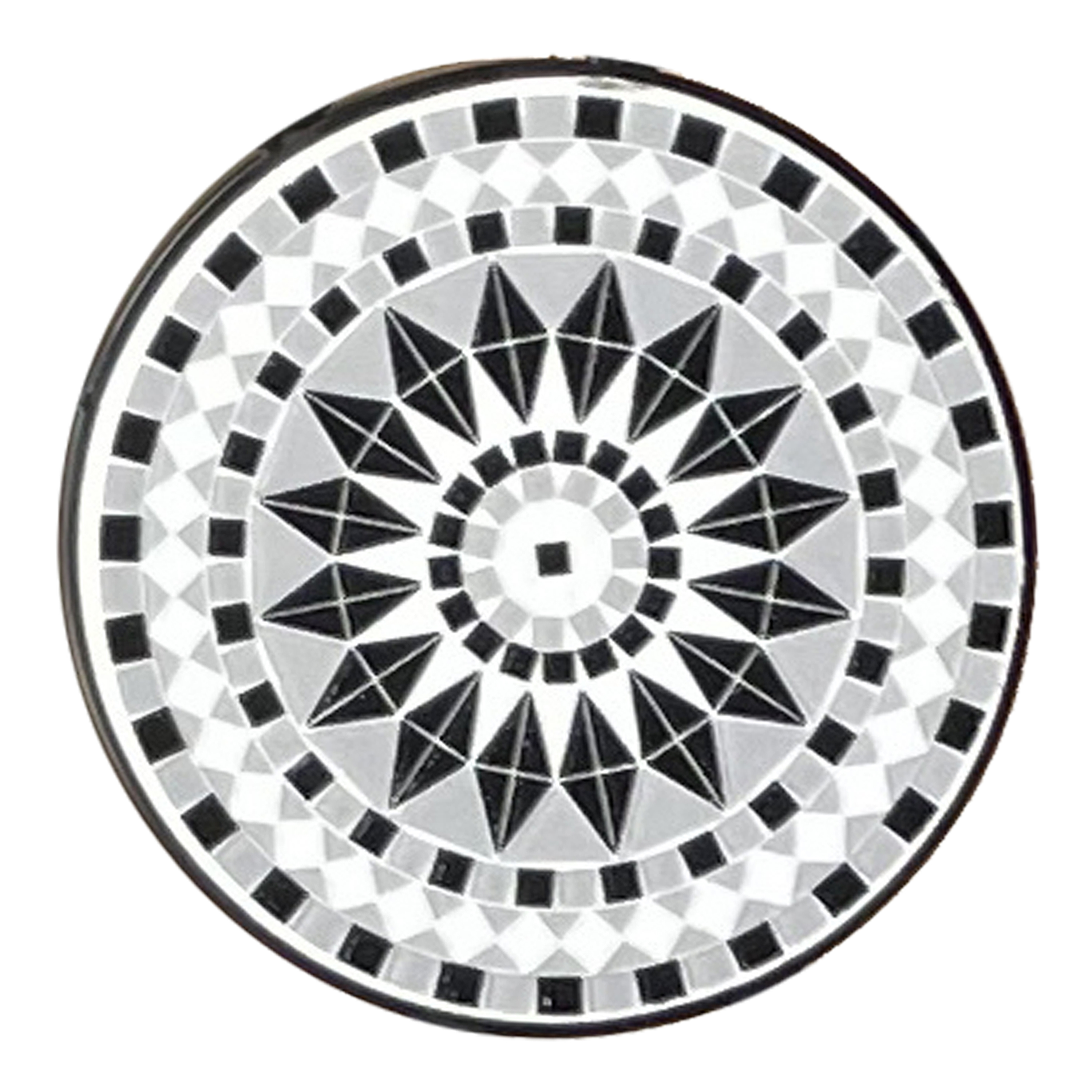 AXI Amélie Bistro Set Mosaic - Black/White