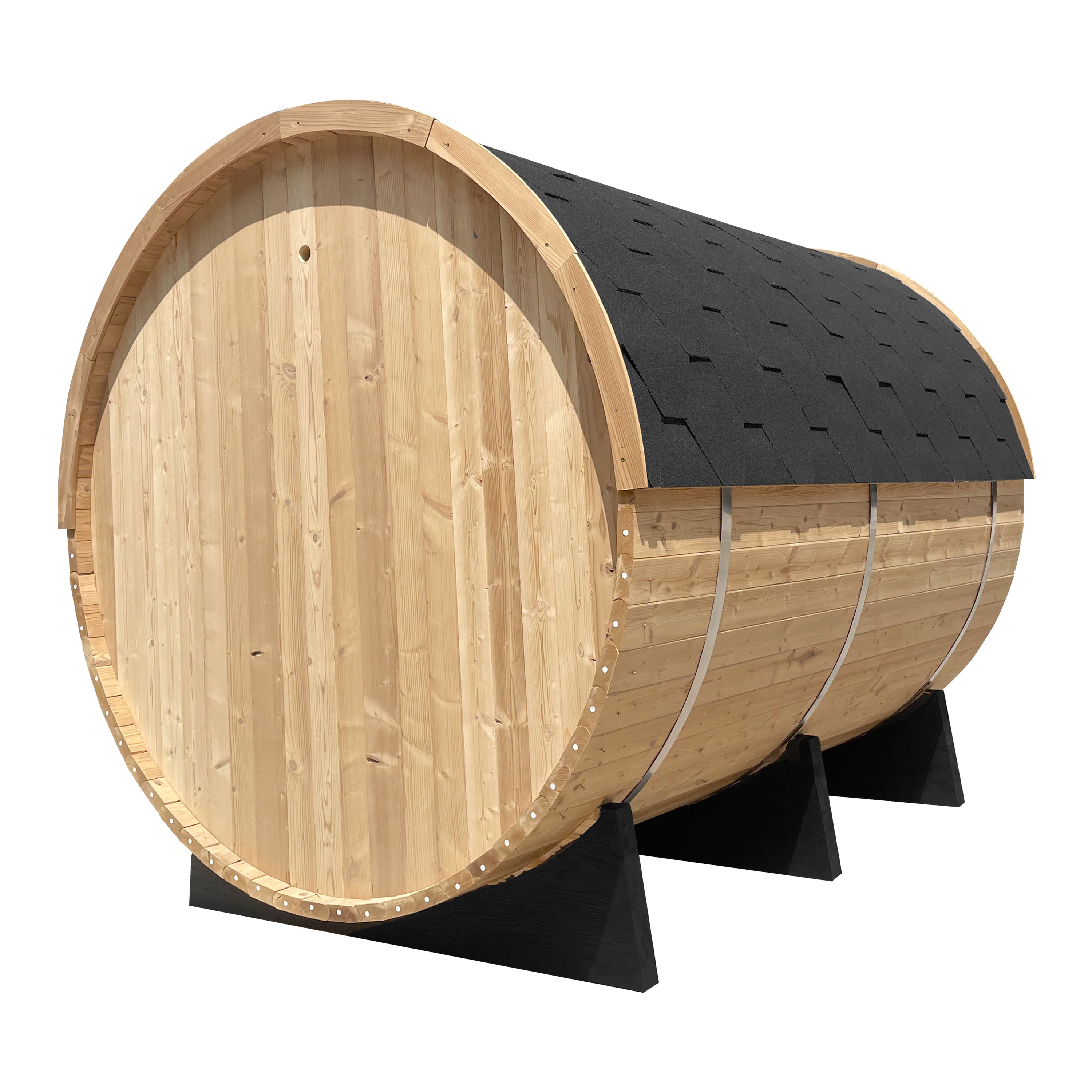 AXI Barrel Outdoor Sauna Thermowood 4-6 Persons - excl. Sauna Heater