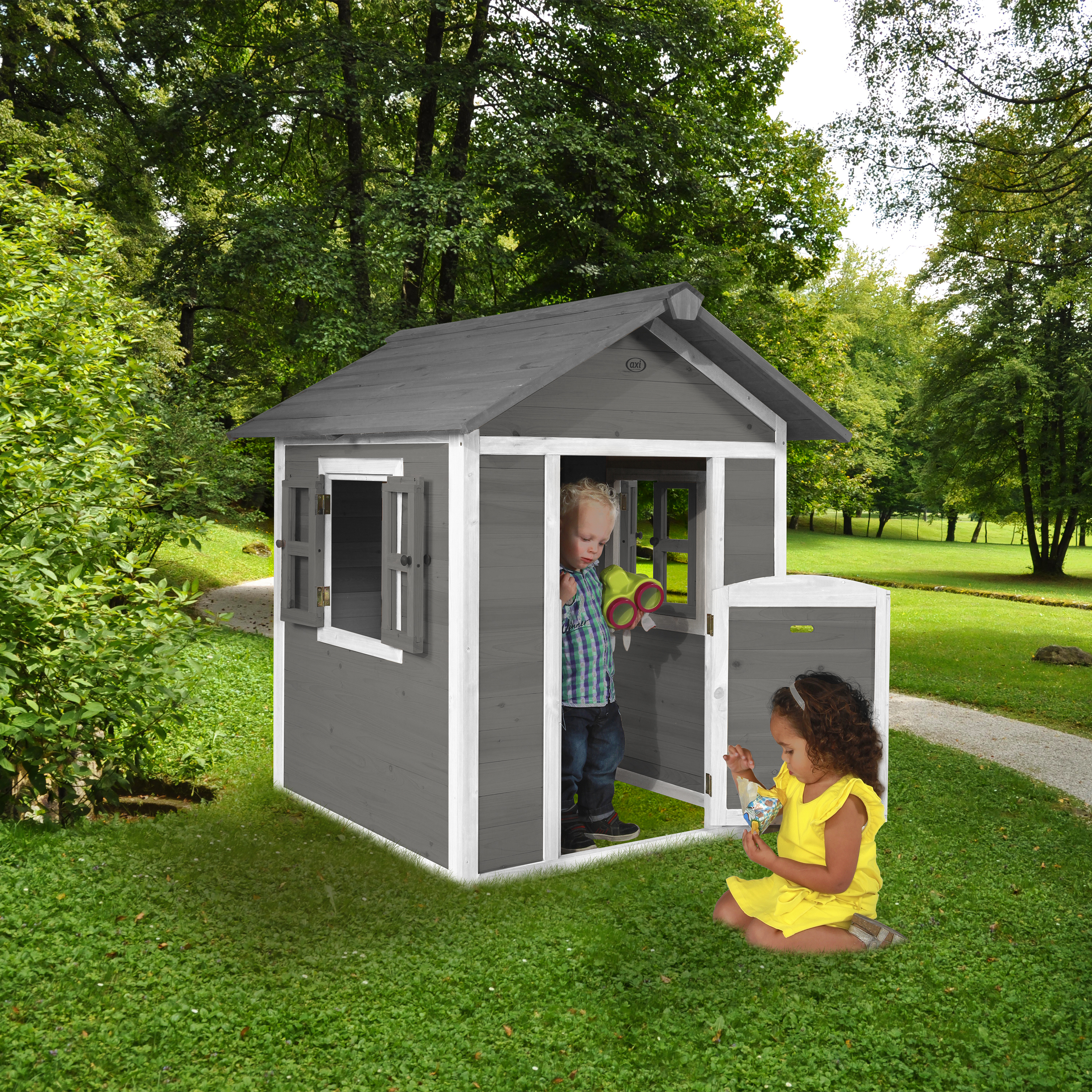 AXI Lodge Playhouse - Cool Grey