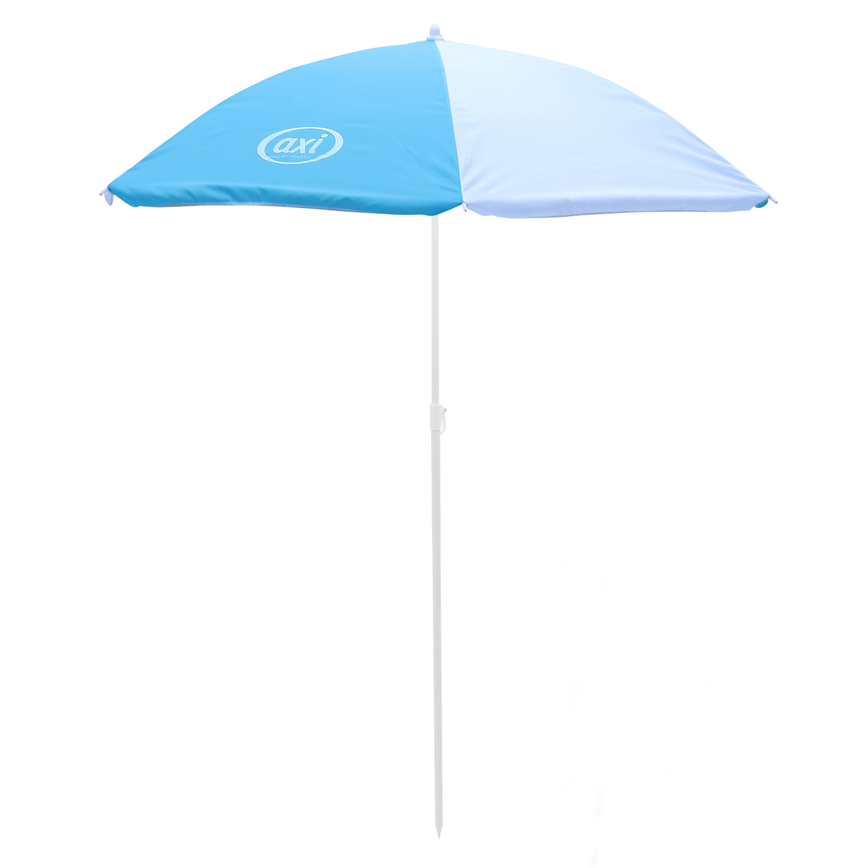 AXI Nick Sand & Water Picnic Table Anthracite/Brown - Umbrella Blue/White