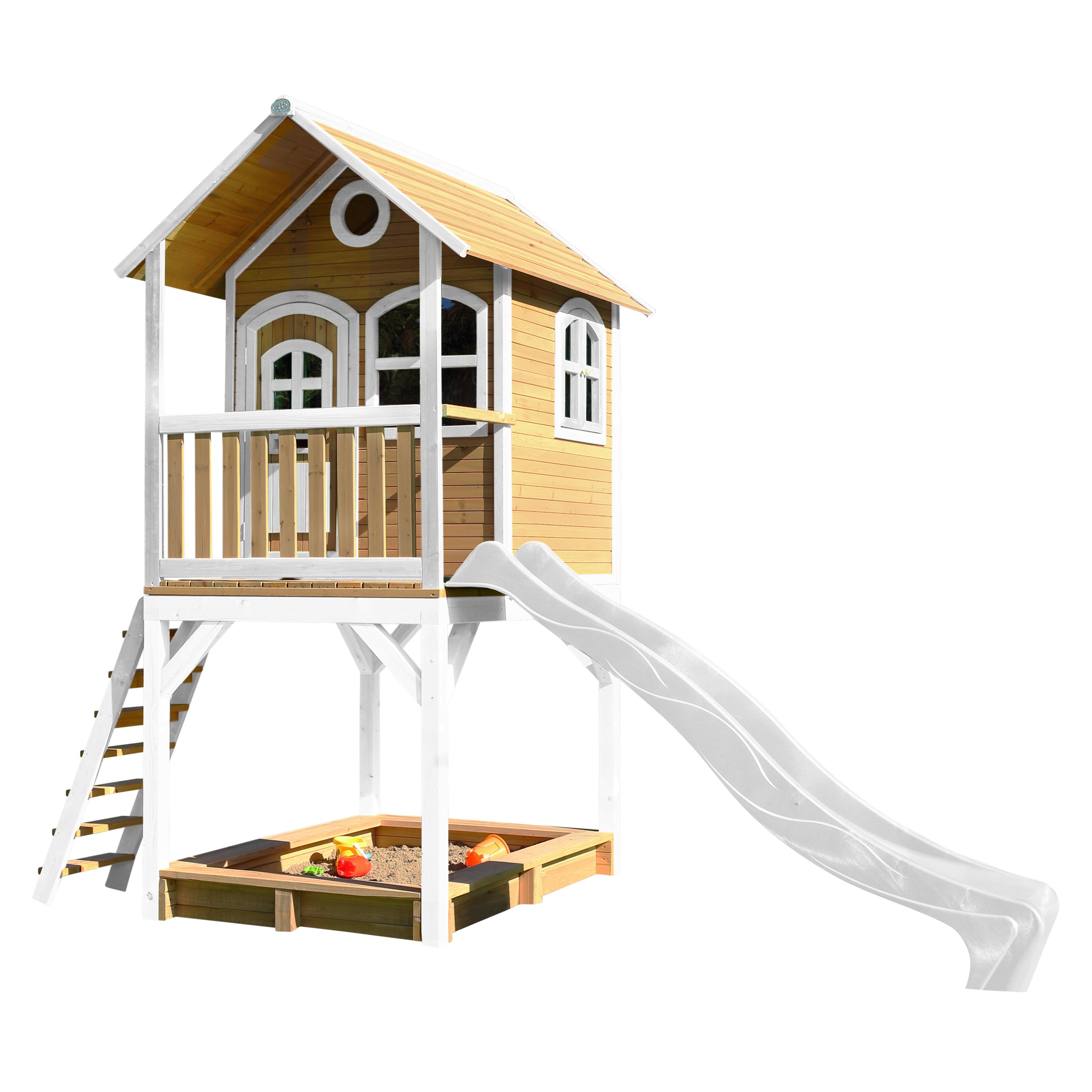 AXI Sarah Playhouse Brown/White - White Slide