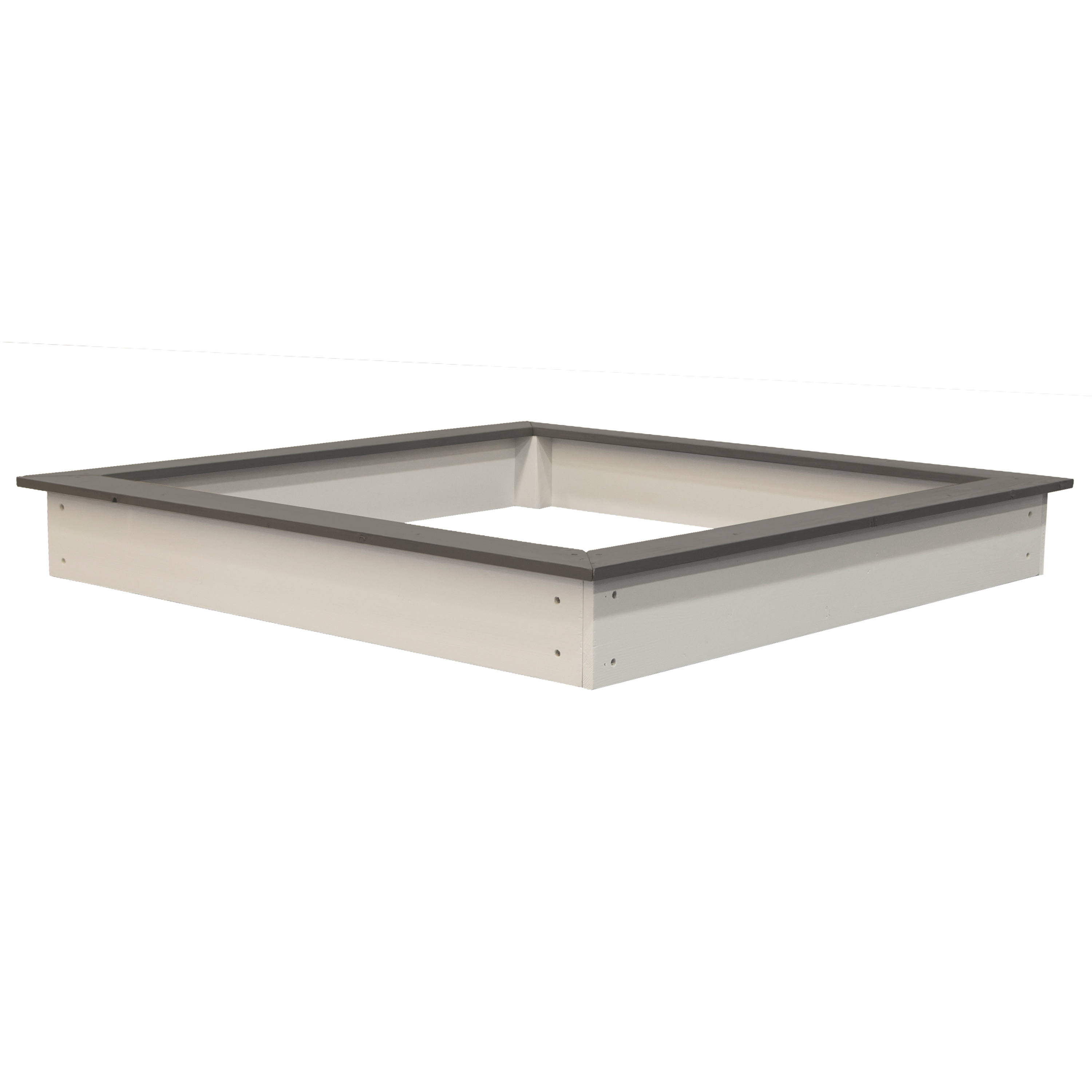 Sunny Sandy Sandbox - 127 x 127 cm - Grey/White
