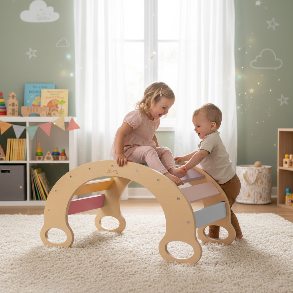 Sunny Marlie Climbing Arch Rocker Pastel