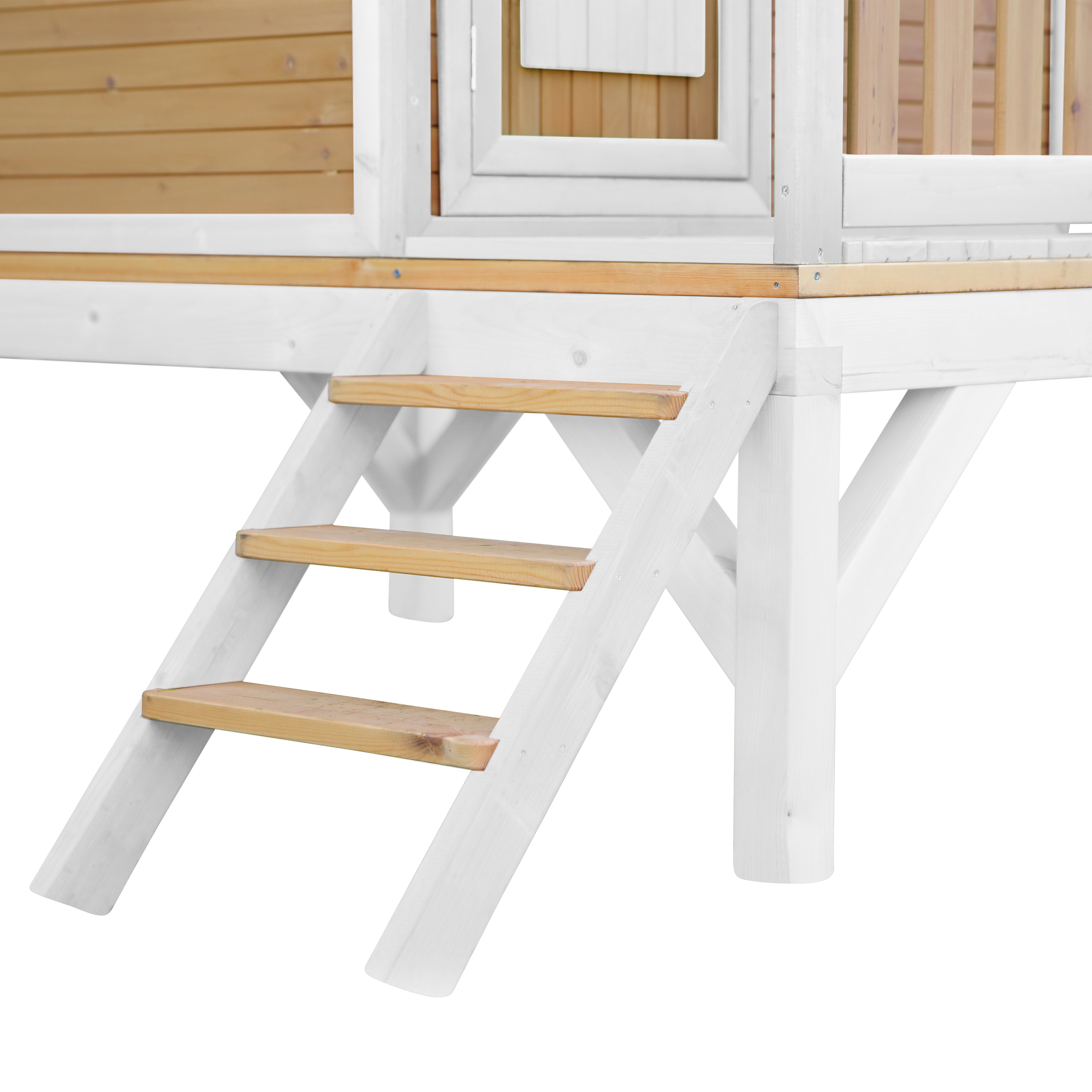 AXI Tom Playhouse Brown/White - Red Slide