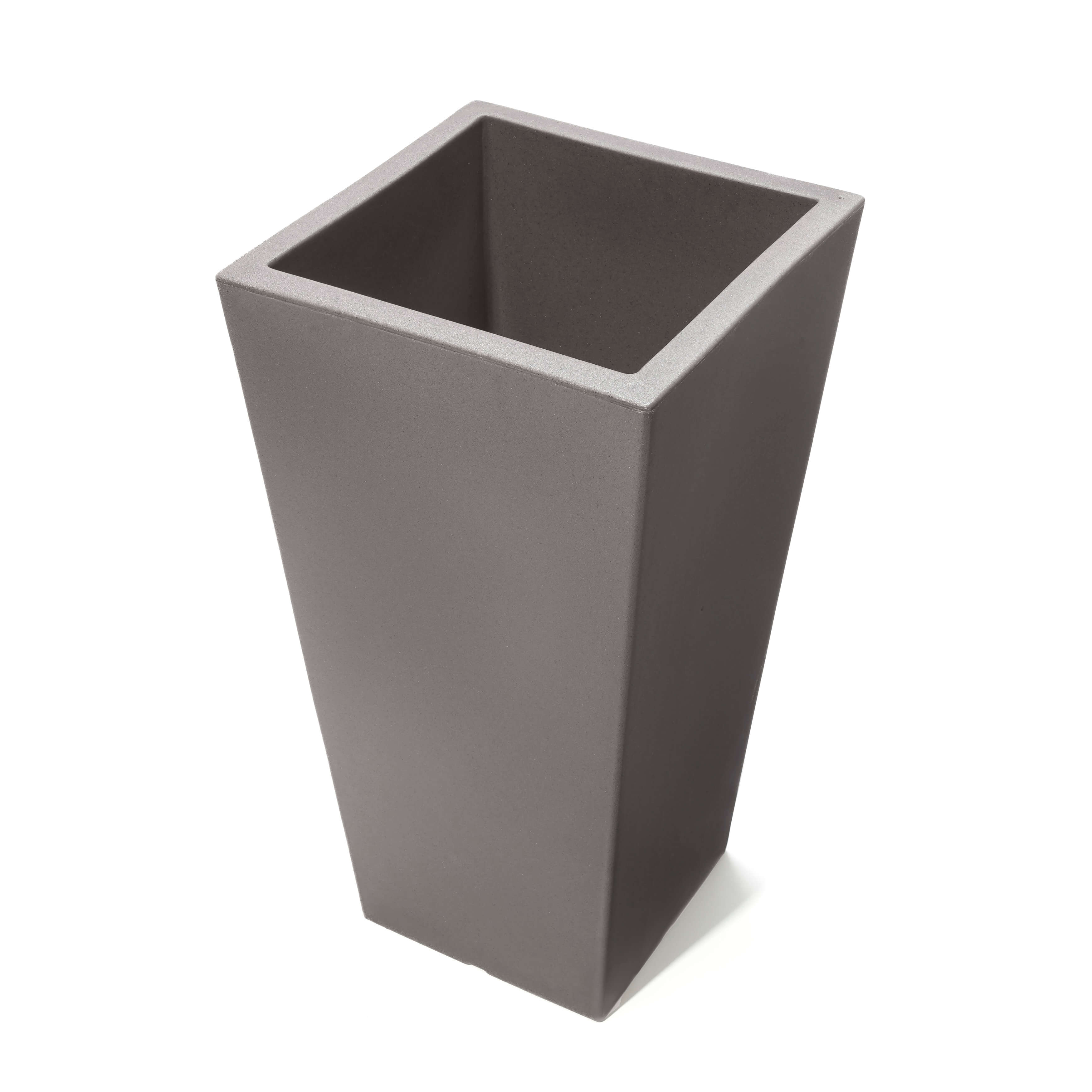 Step2 Tremont Square Conical Flower Pot Large - Dark Cedar