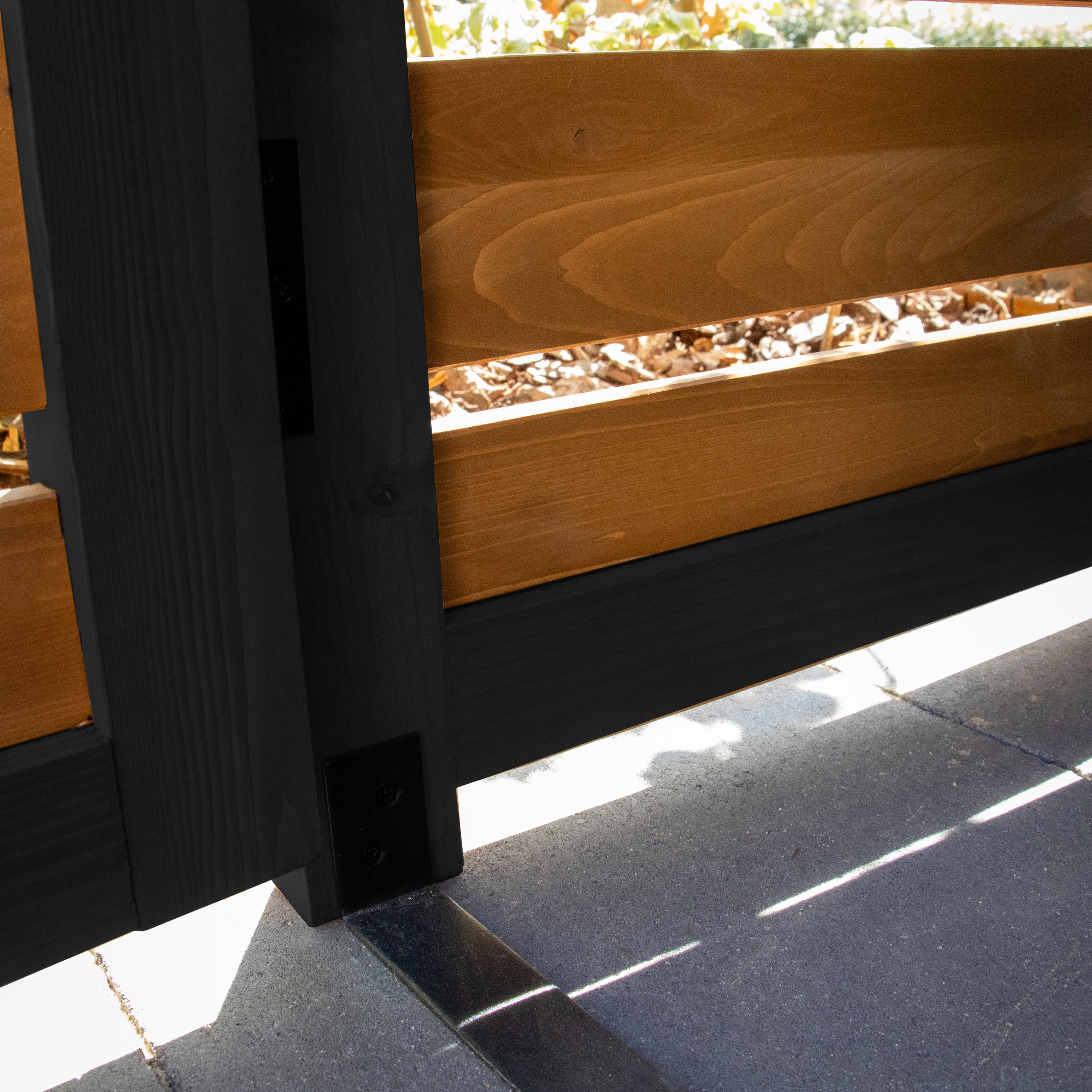 AXI Lex Wooden Bin Storage Brown/Black - 4 bins