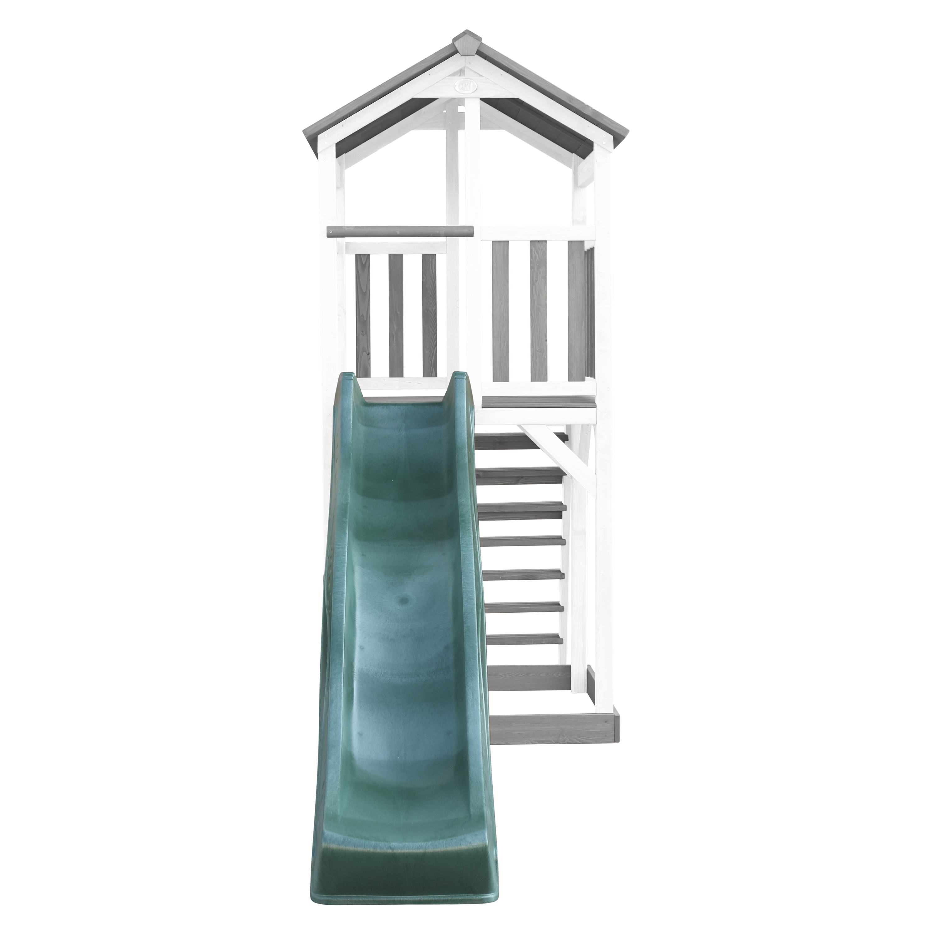 AXI Beach Tower Grey/White - Green Slide