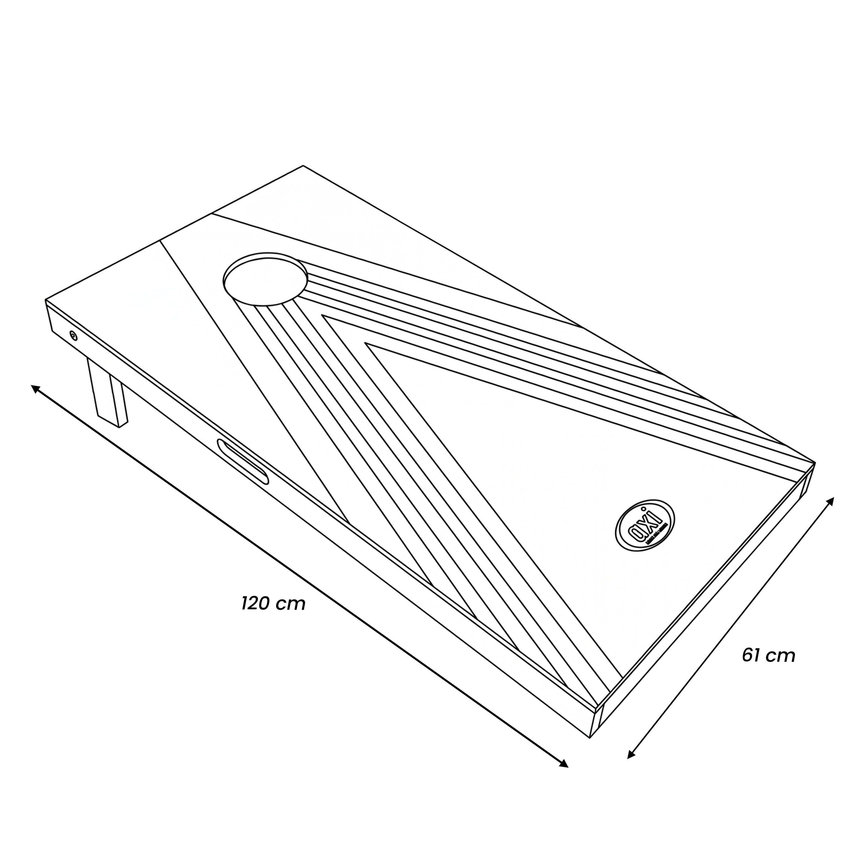 AXI Cornhole Set Plus 2 Boards 120x61 cm