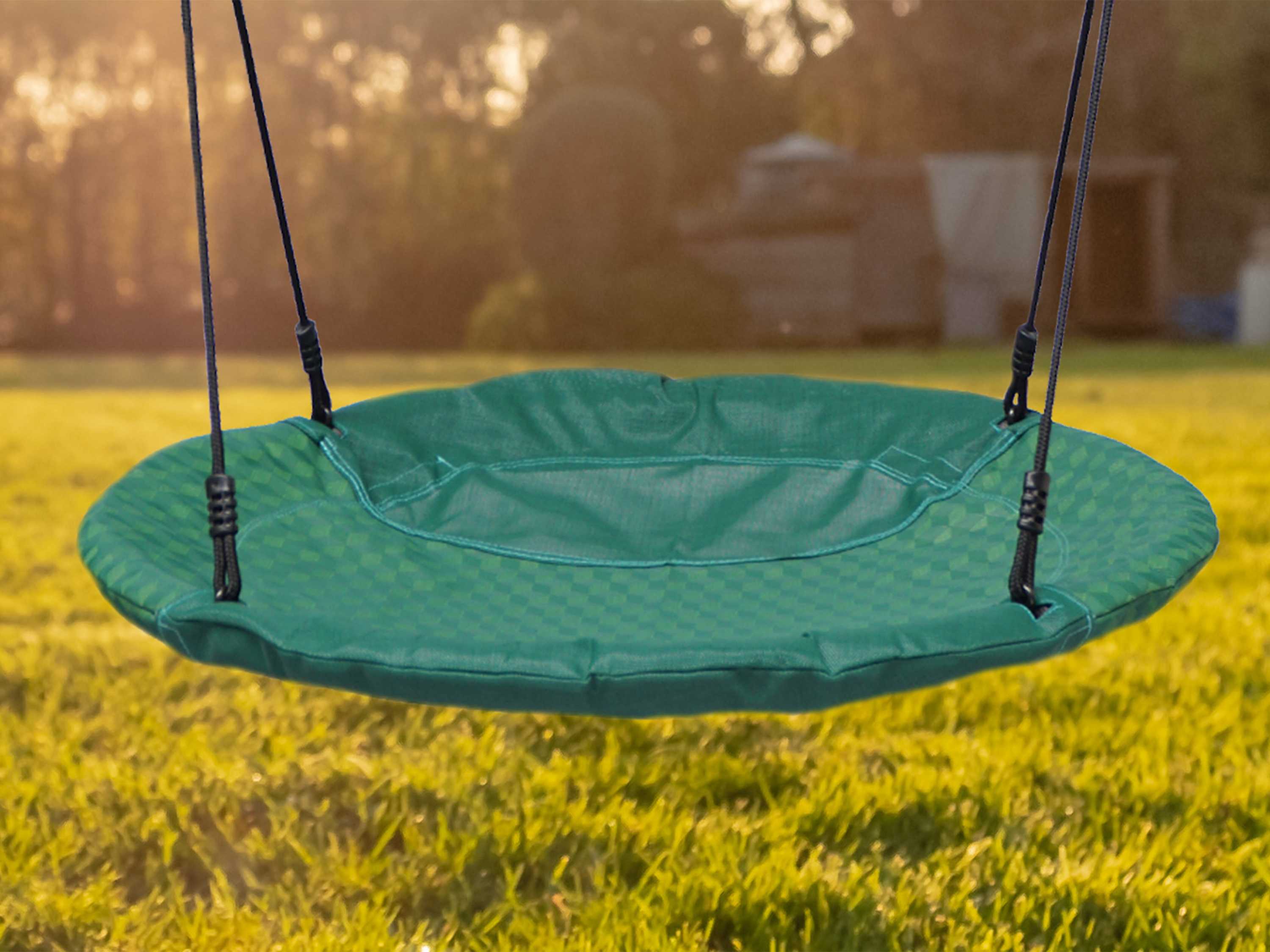AXI Summer Attachable Nest Swing Set - Grey/White