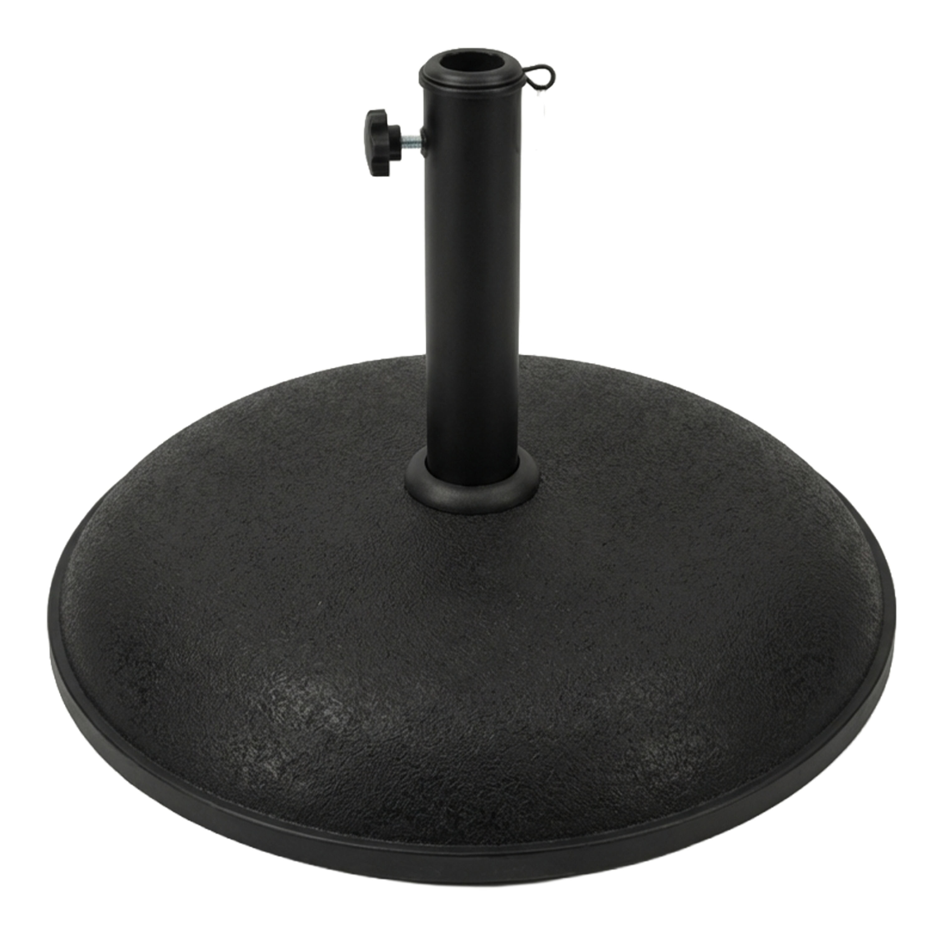 AXI Round Concrete Parasol Base 50 cm Black