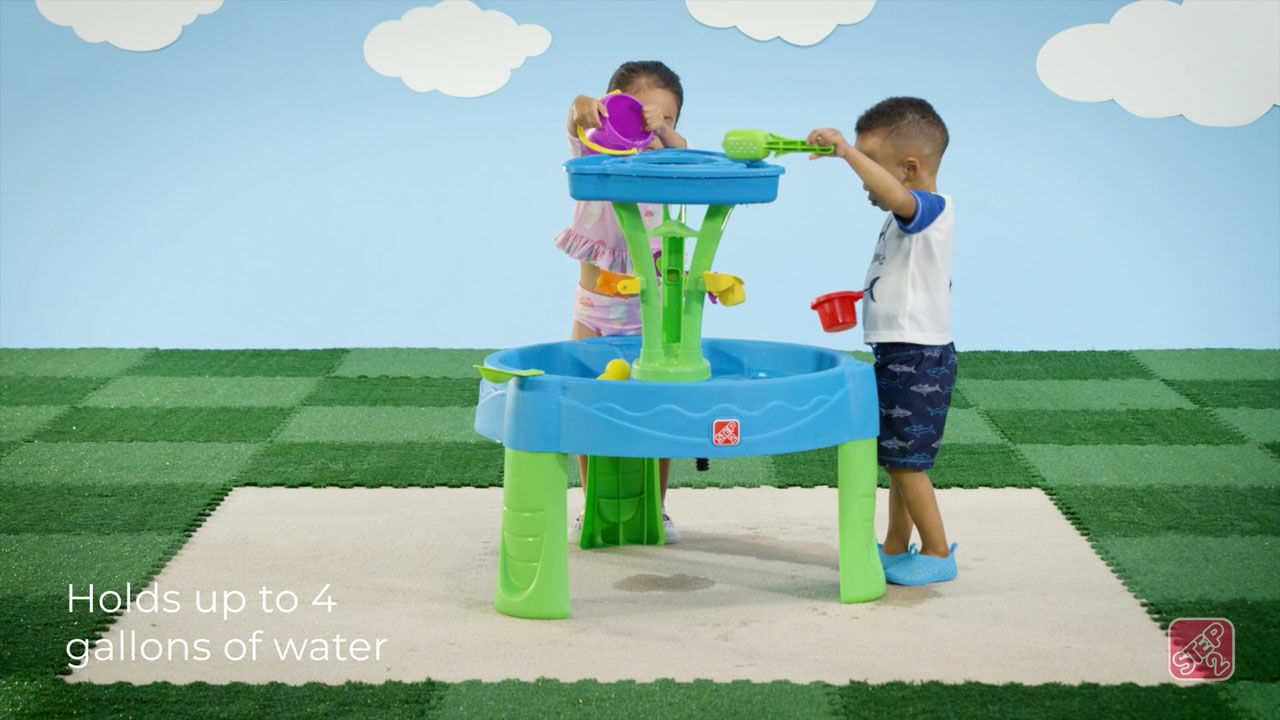 Thumbnail Step2 Summer Showers Splash Tower Watertafel - Buitenspelen met waterspeelgoed