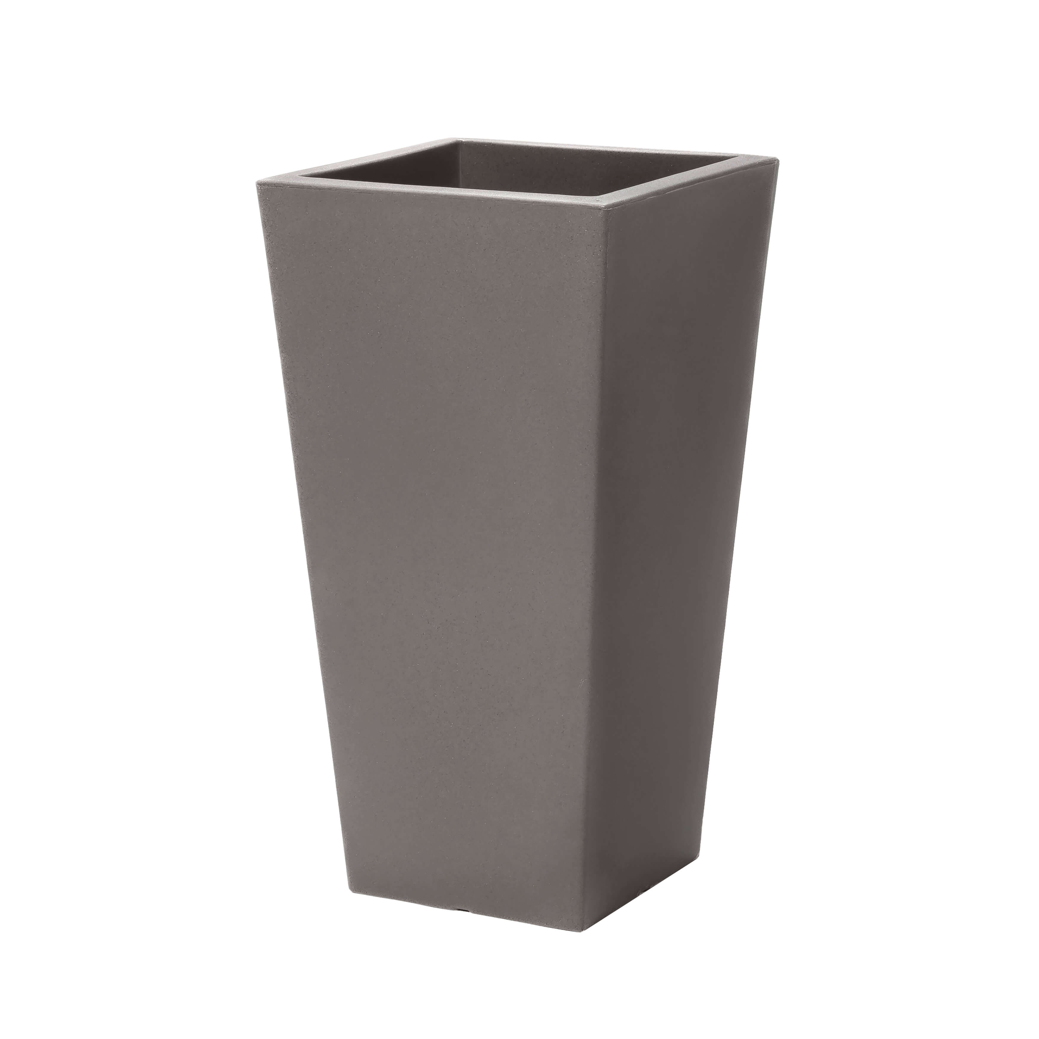 Step2 Tremont Square Conical Flower Pot Large - Dark Cedar