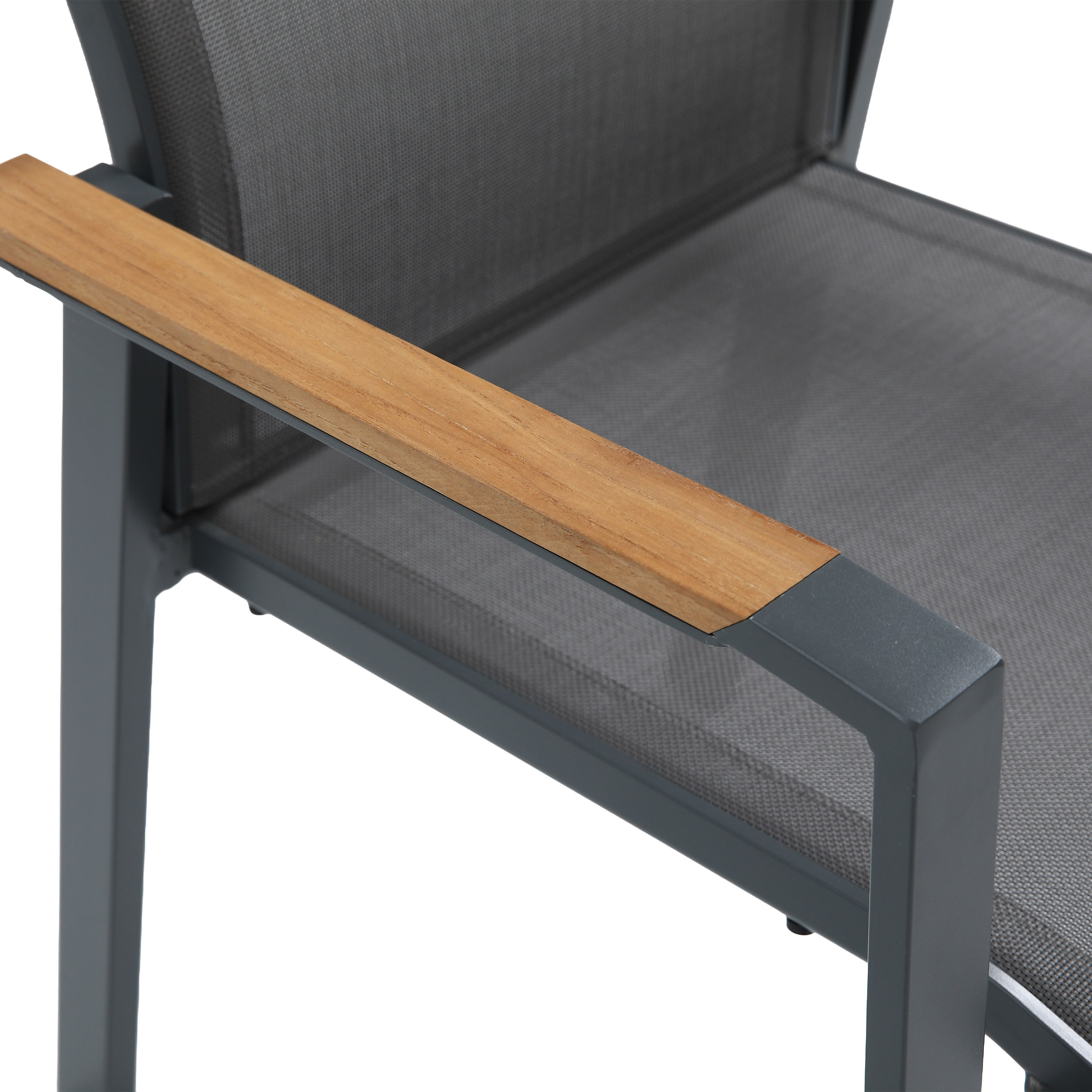 AXI Marzi/Alva 180-240 cm Garden Set 7-piece Teak - Extendable