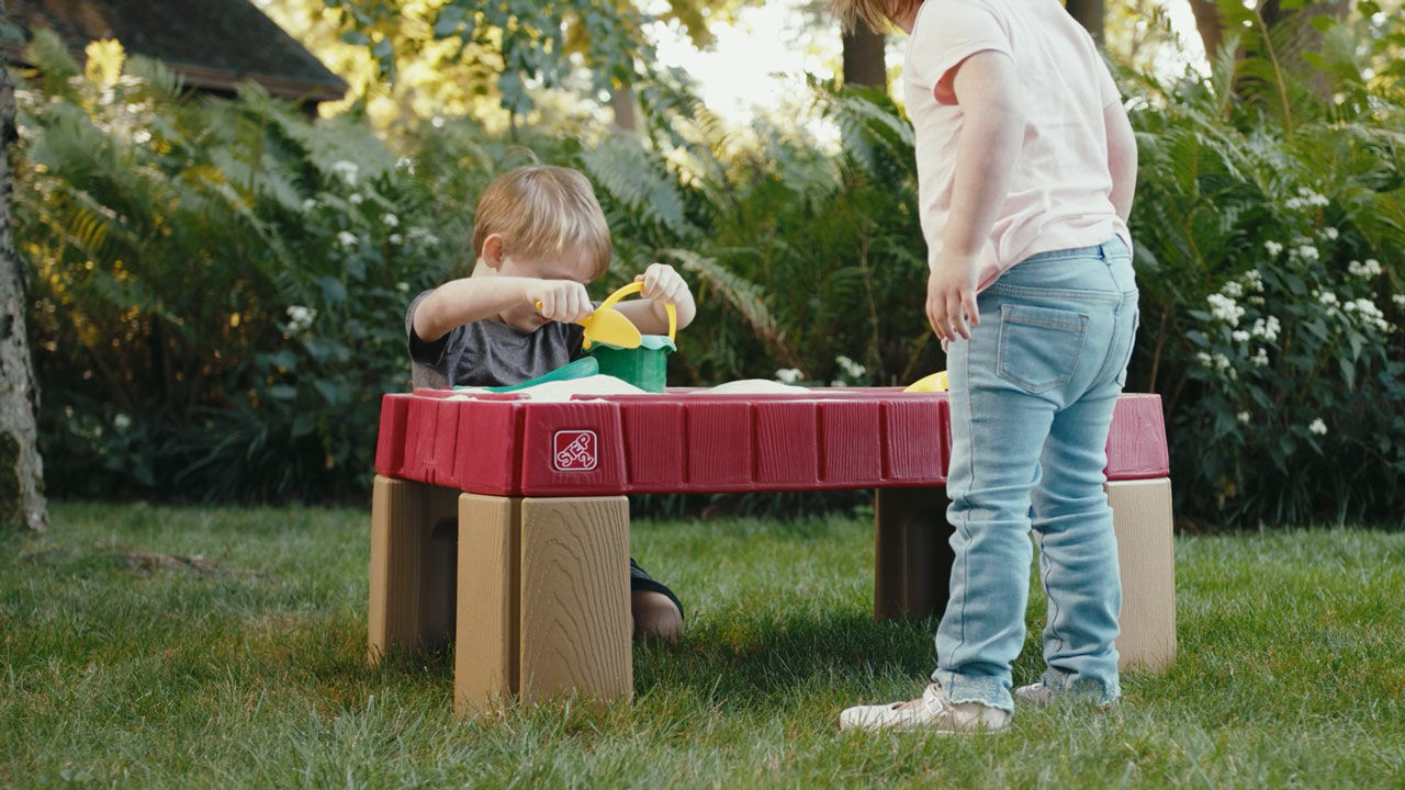 Thumbnail Step2 Naturally Playful Zandtafel - Buitenspelen met zand