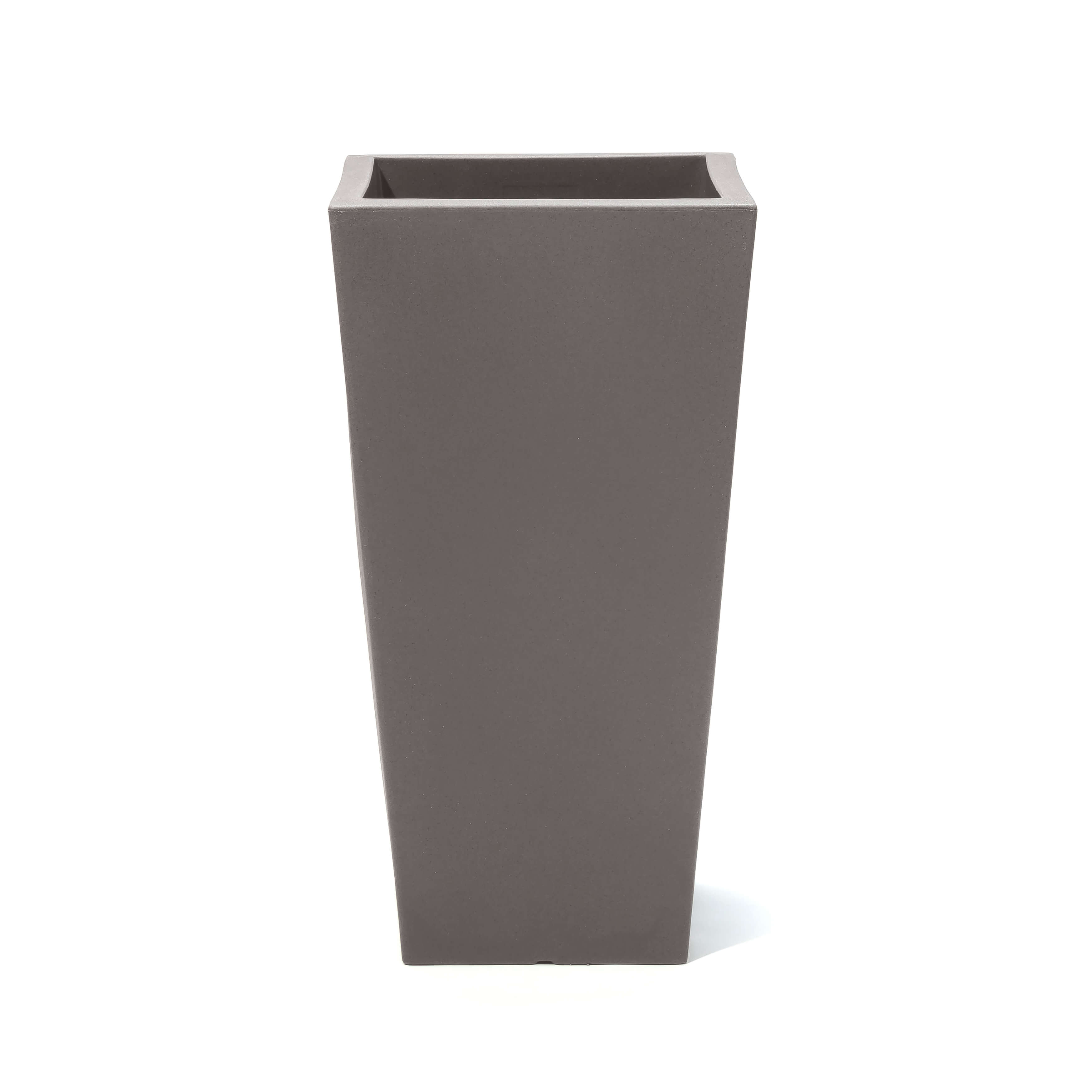 Step2 Tremont Square Conical Flower Pot Large - Dark Cedar