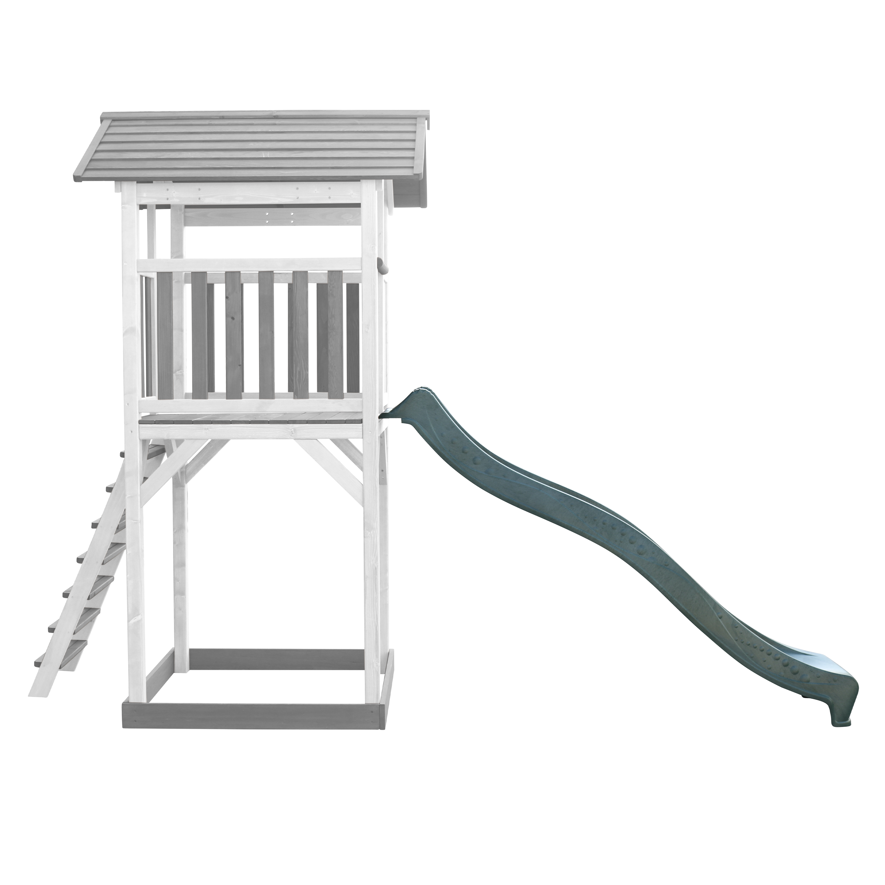 AXI Beach Tower Grey/White - Green Slide