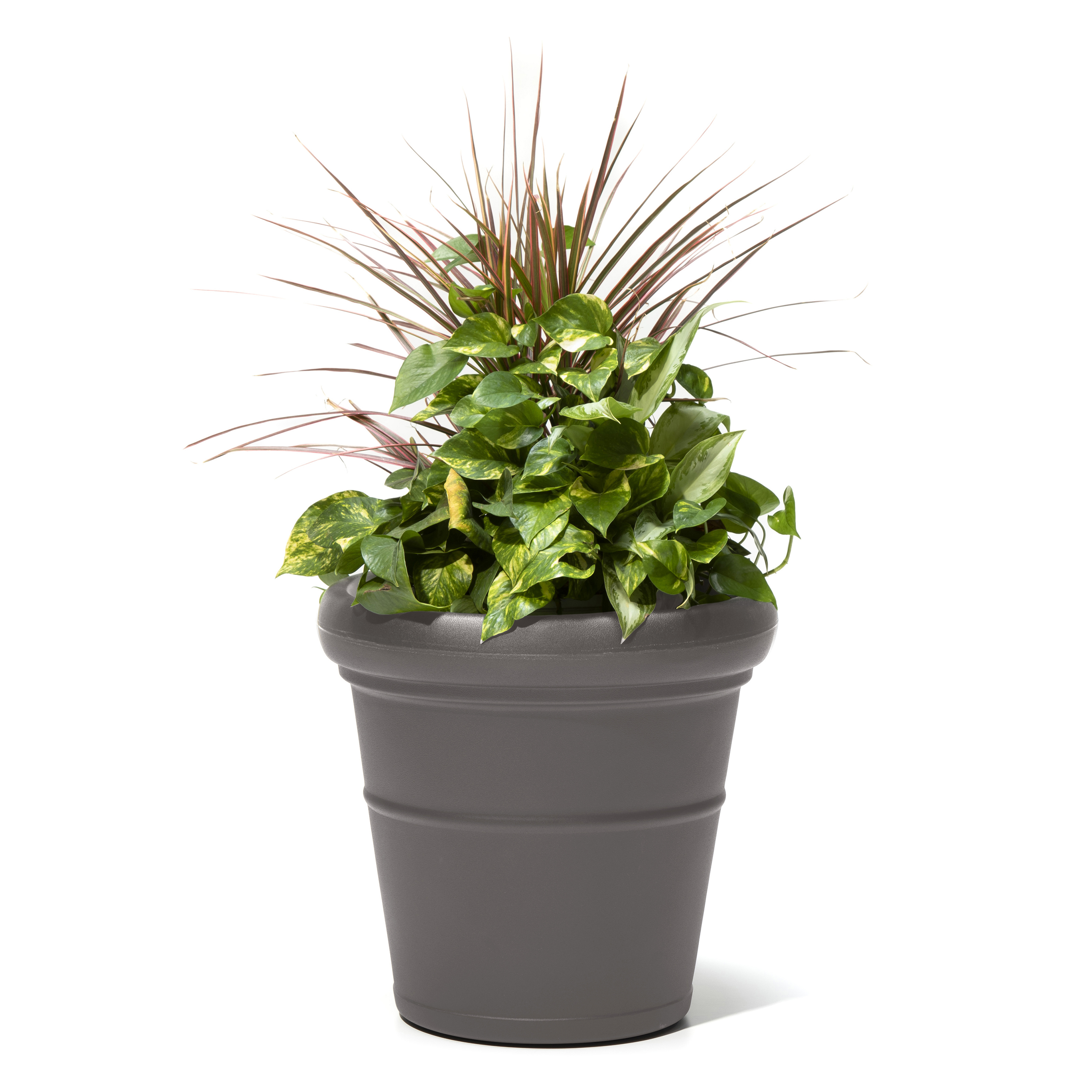 Step2 Claremont Flower Pot - Dark Cedar