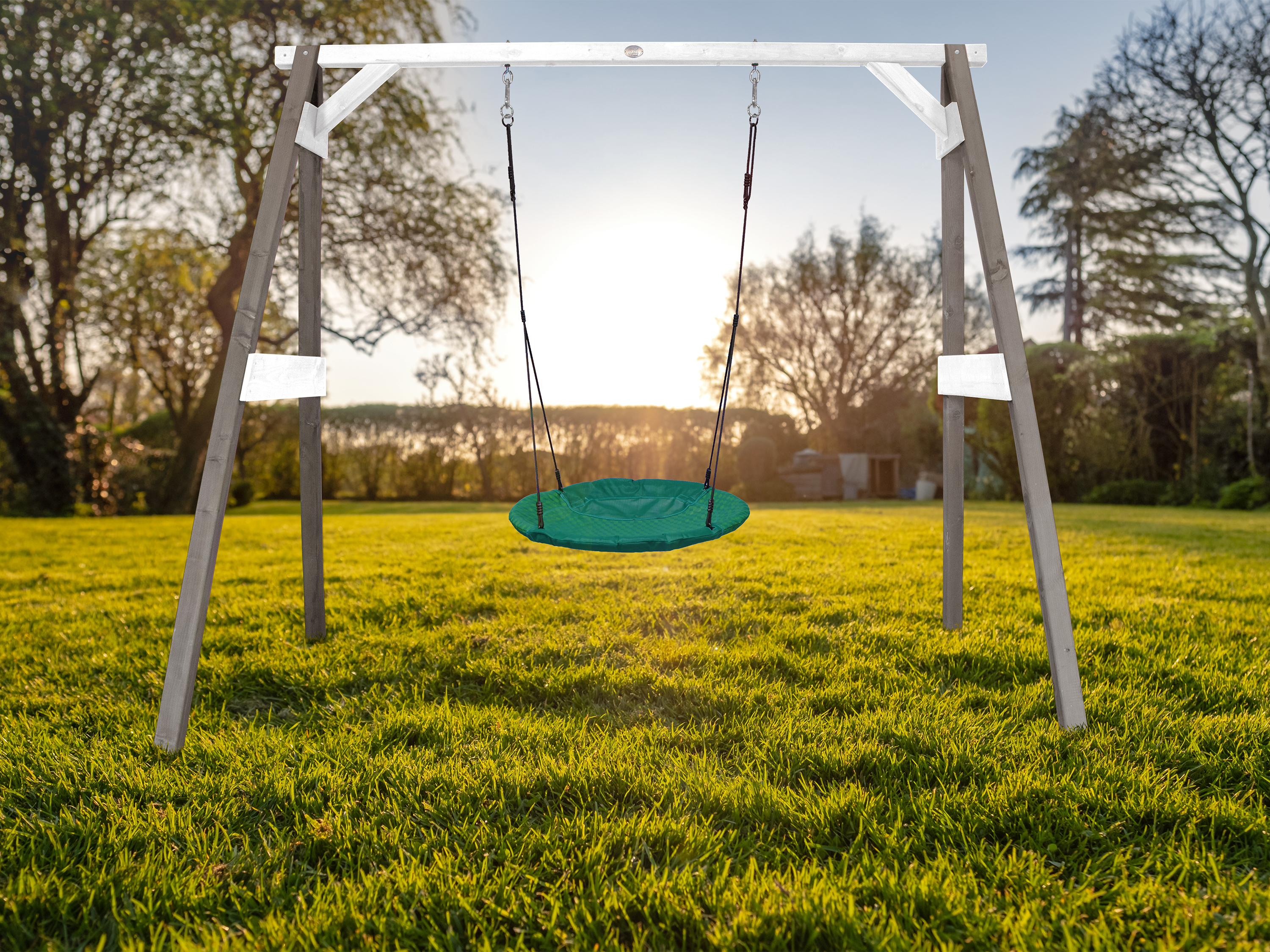 AXI Summer Nest Swing Set - Grey/White