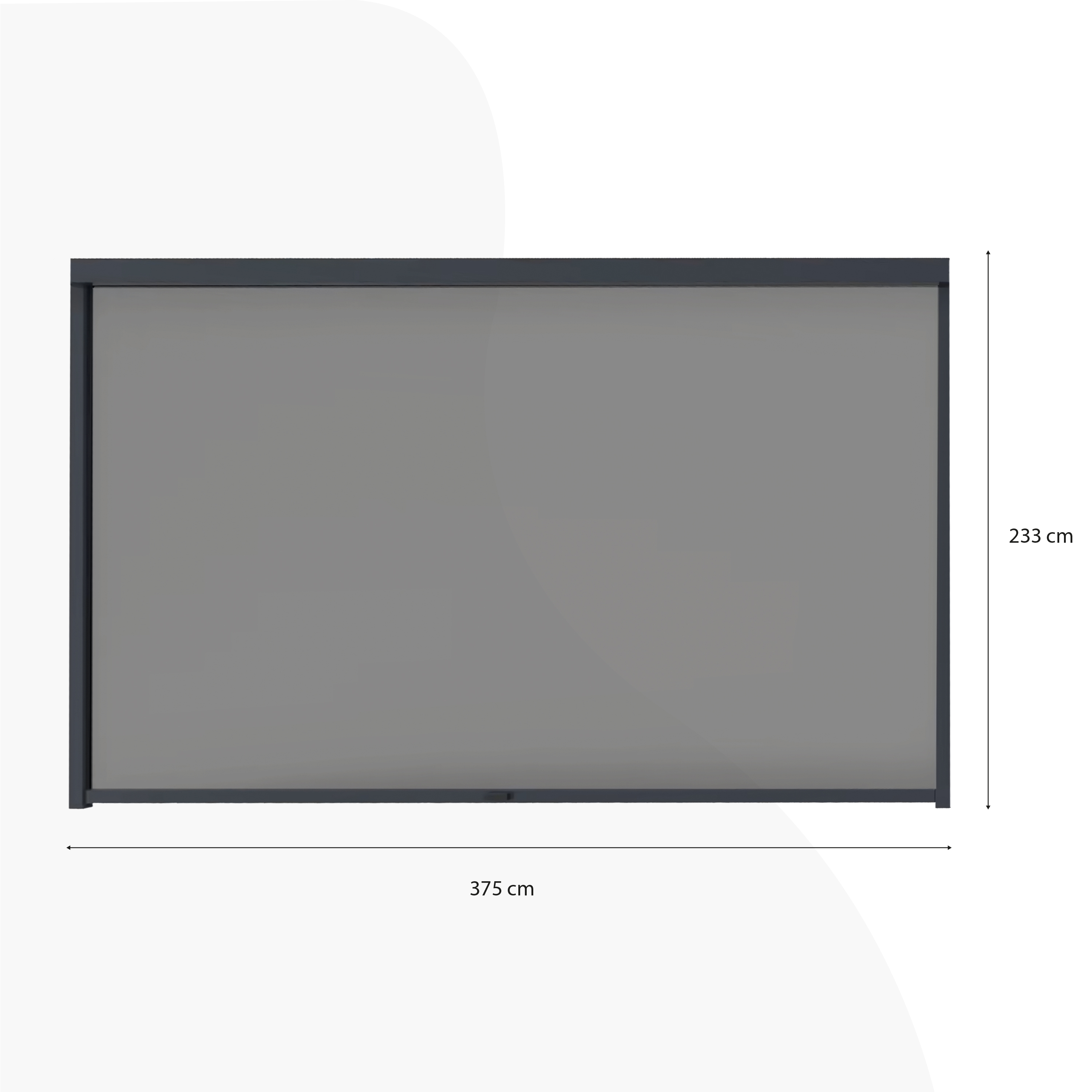AXI Raya Side Screen 4 m Anthracite/Black