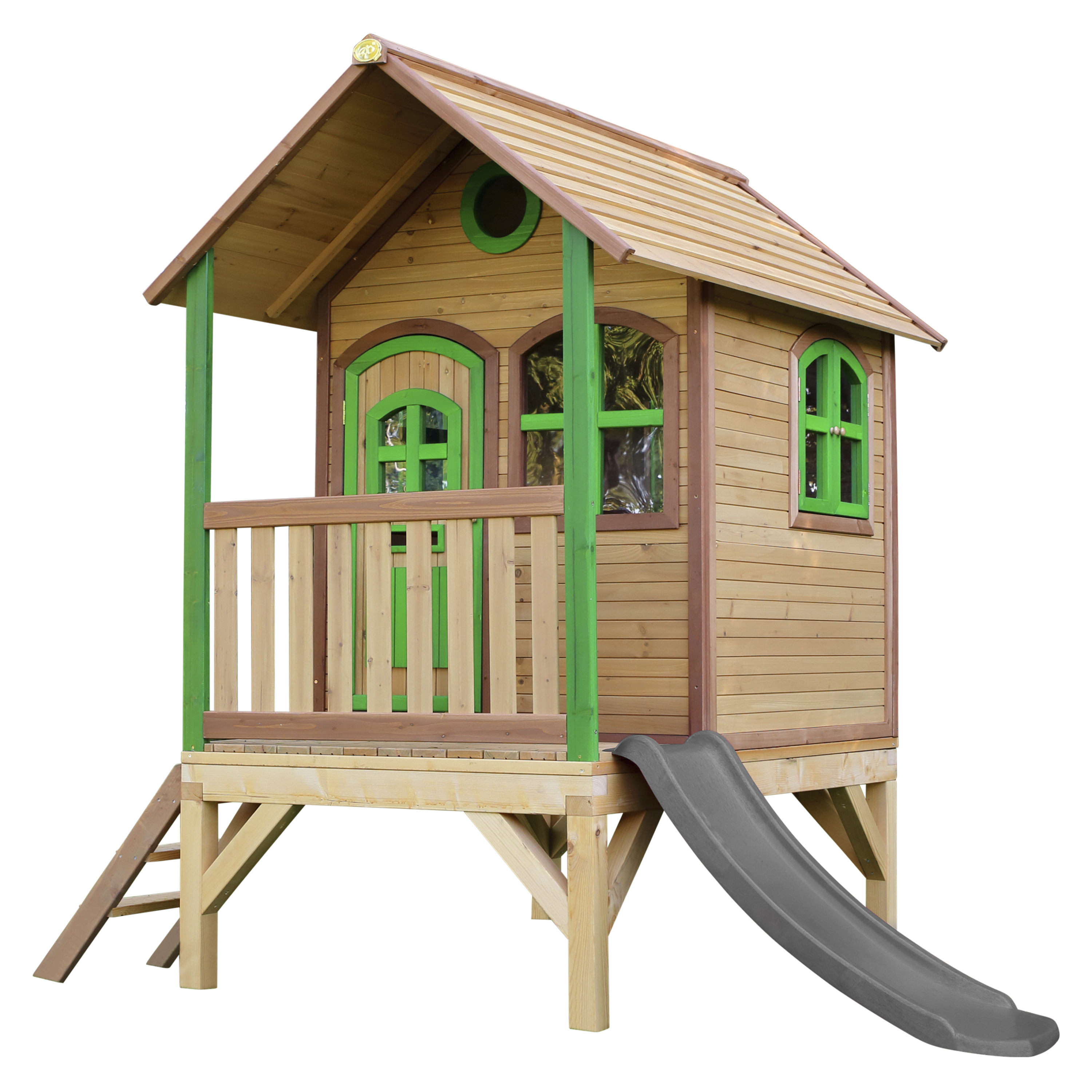 AXI Tom Playhouse Brown/Green - Grey Slide