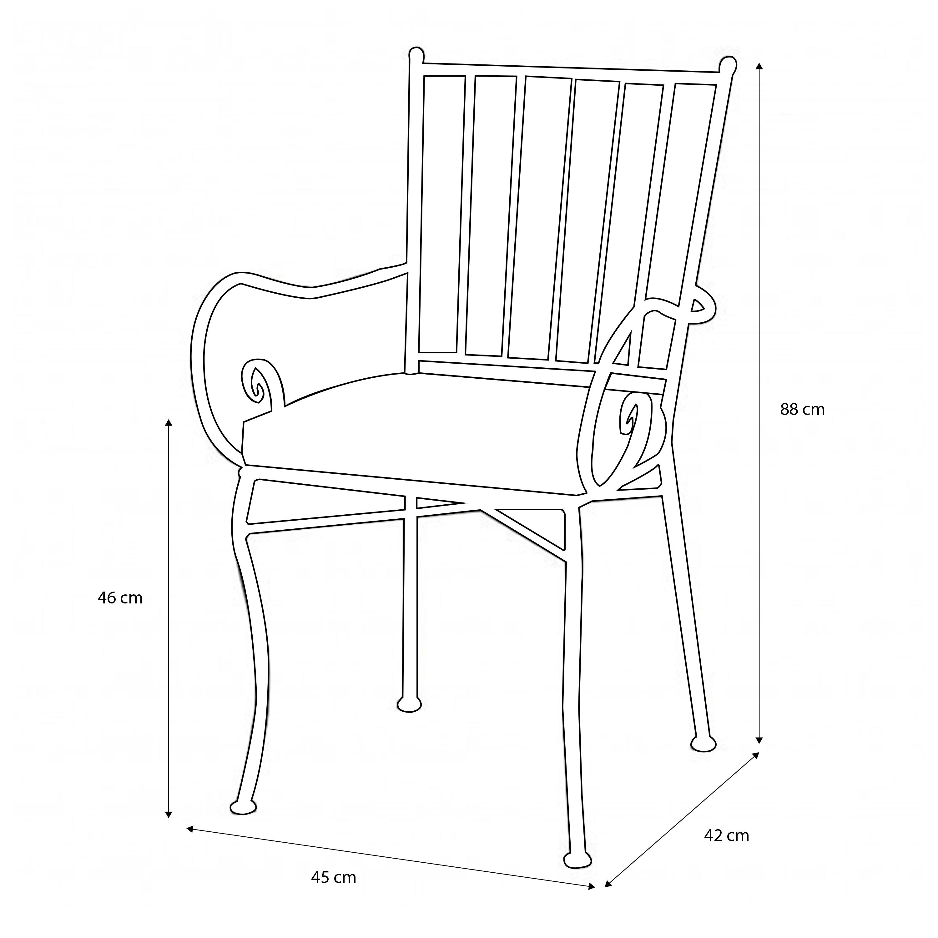 AXI Leonie 5-piece Bistro Set Mosaic - Tuscan Style