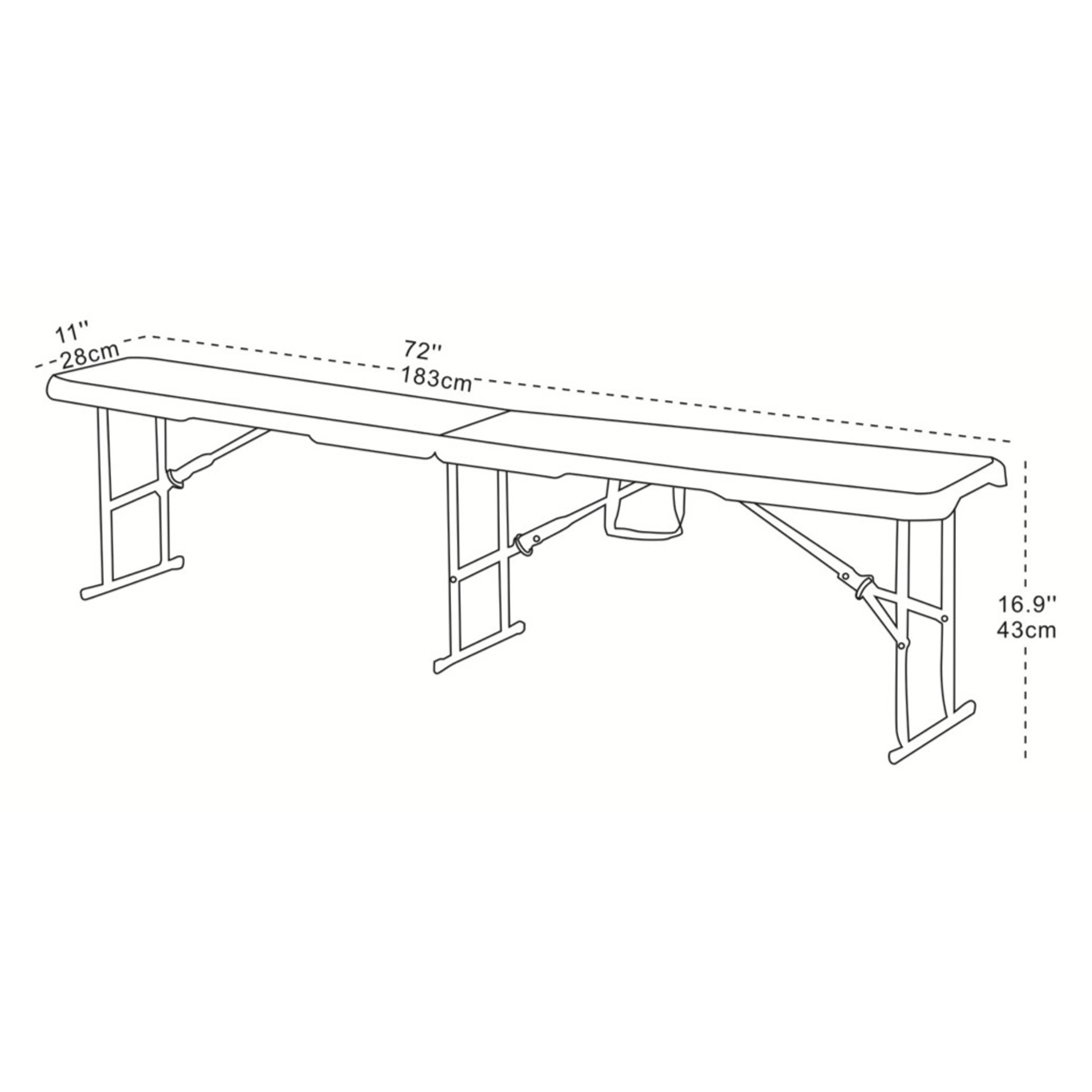 AXI Elba Beer Table Set Foldable
