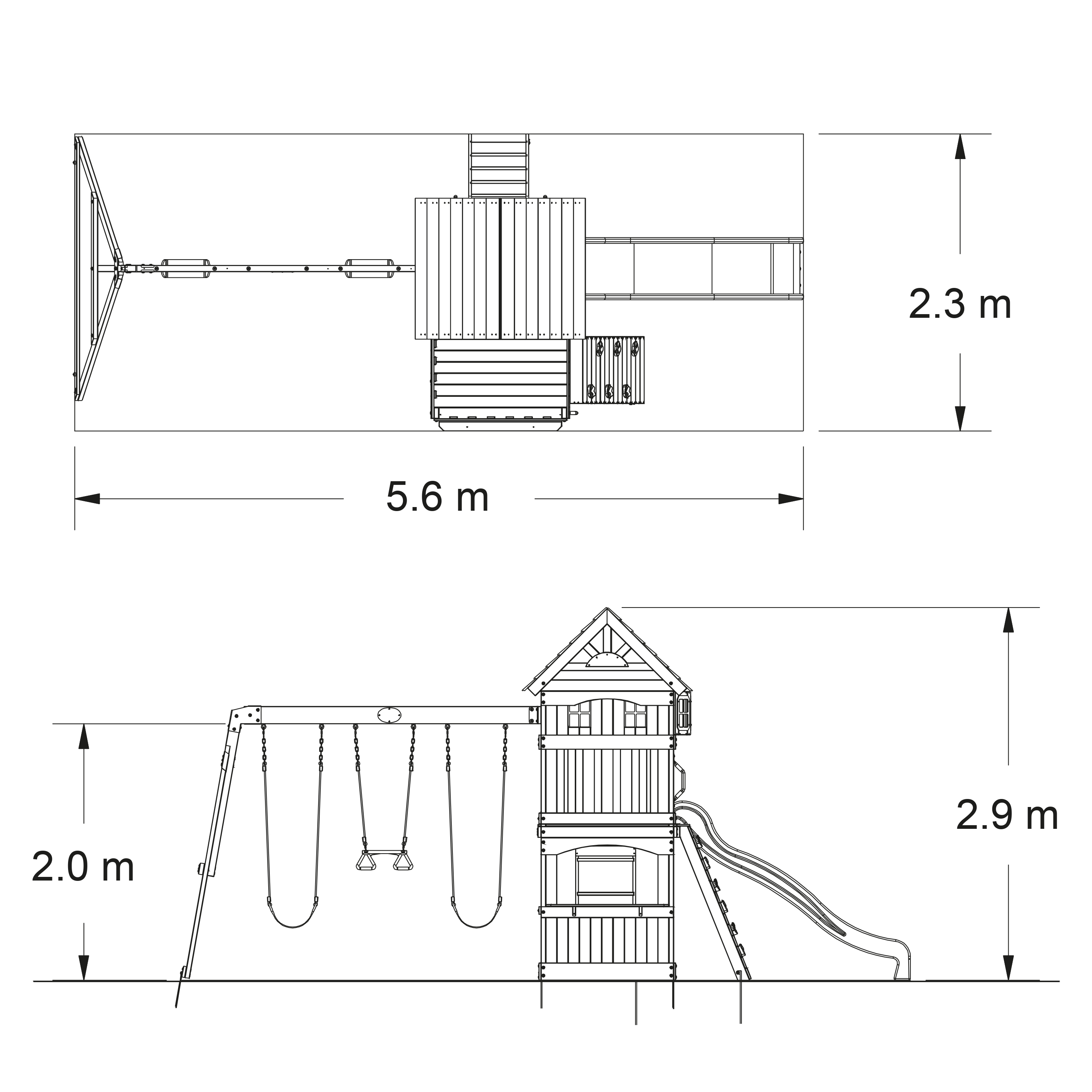 Backyard Discovery Atlantic Climbing Frame