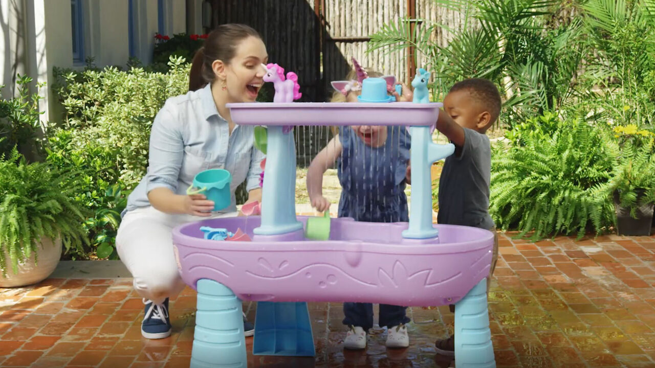 Thumbnail Step2 Rain Showers & Unicorns Watertafel: Eenhoorn waterspeelgoed