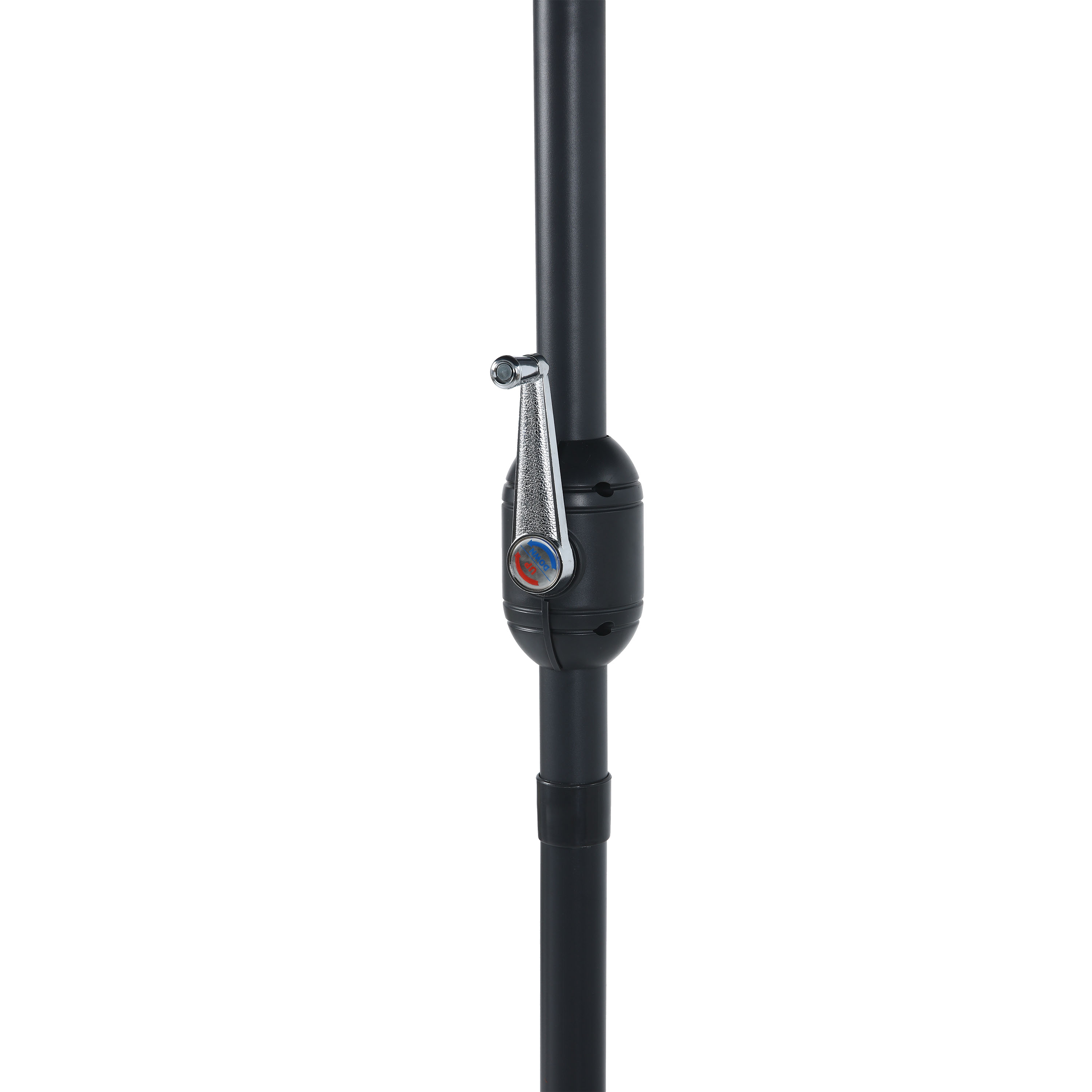 AXI Noor Centre Pole Parasol Ø 300cm incl. parasol base Oak-look/Green