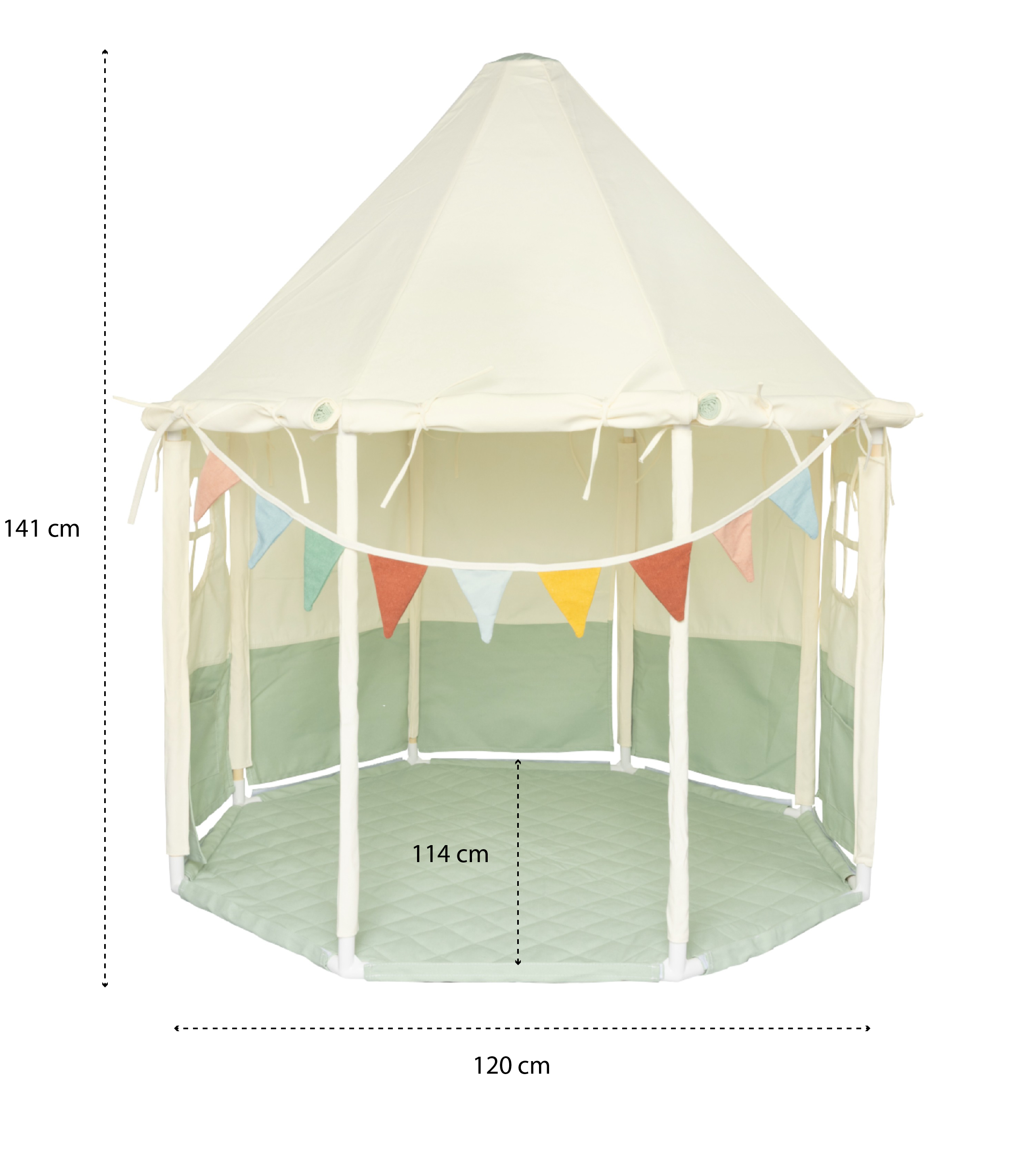 Sunny Kiki Play Tent - Sage Green
