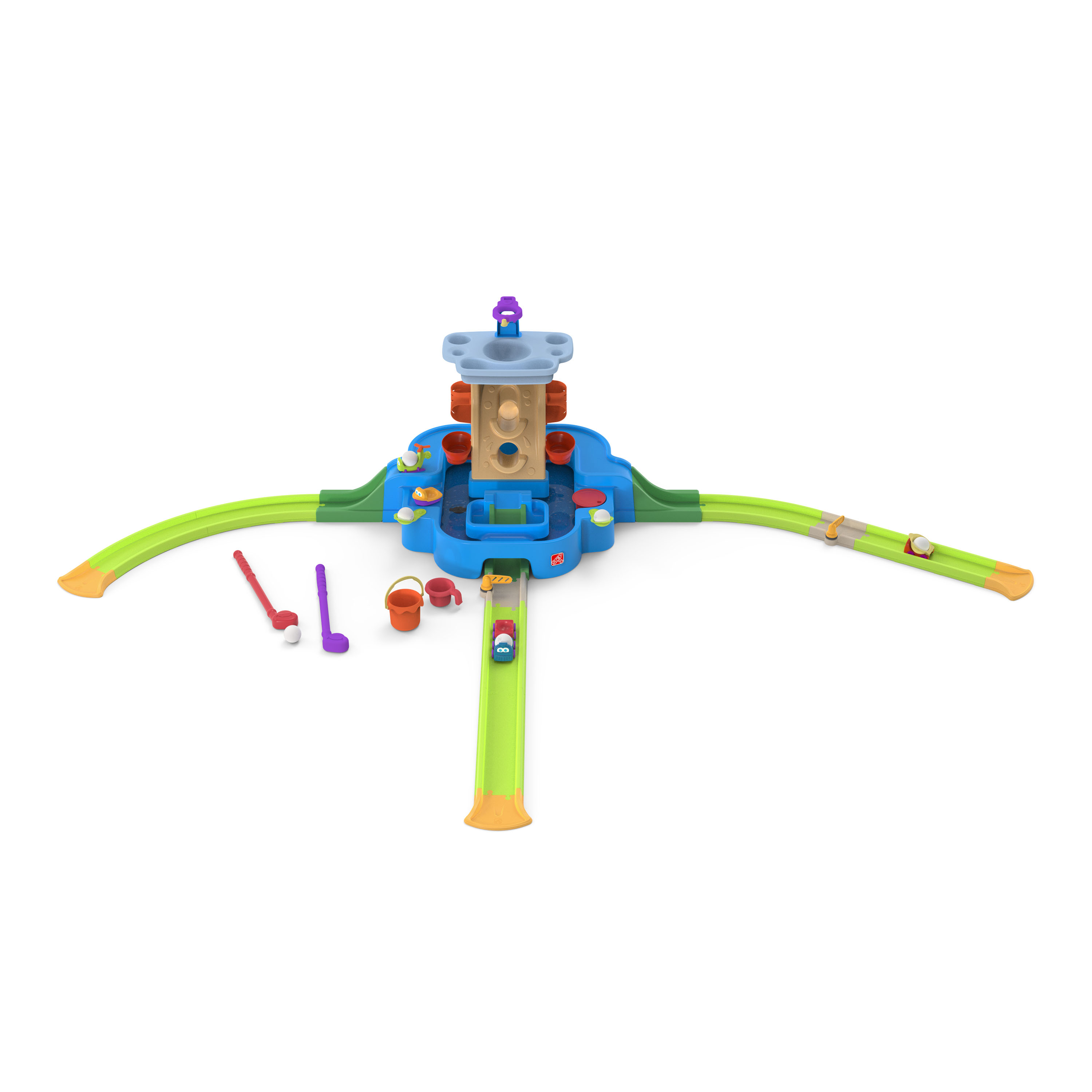 Putt & Splash Center Water Table and Mini Golf Set