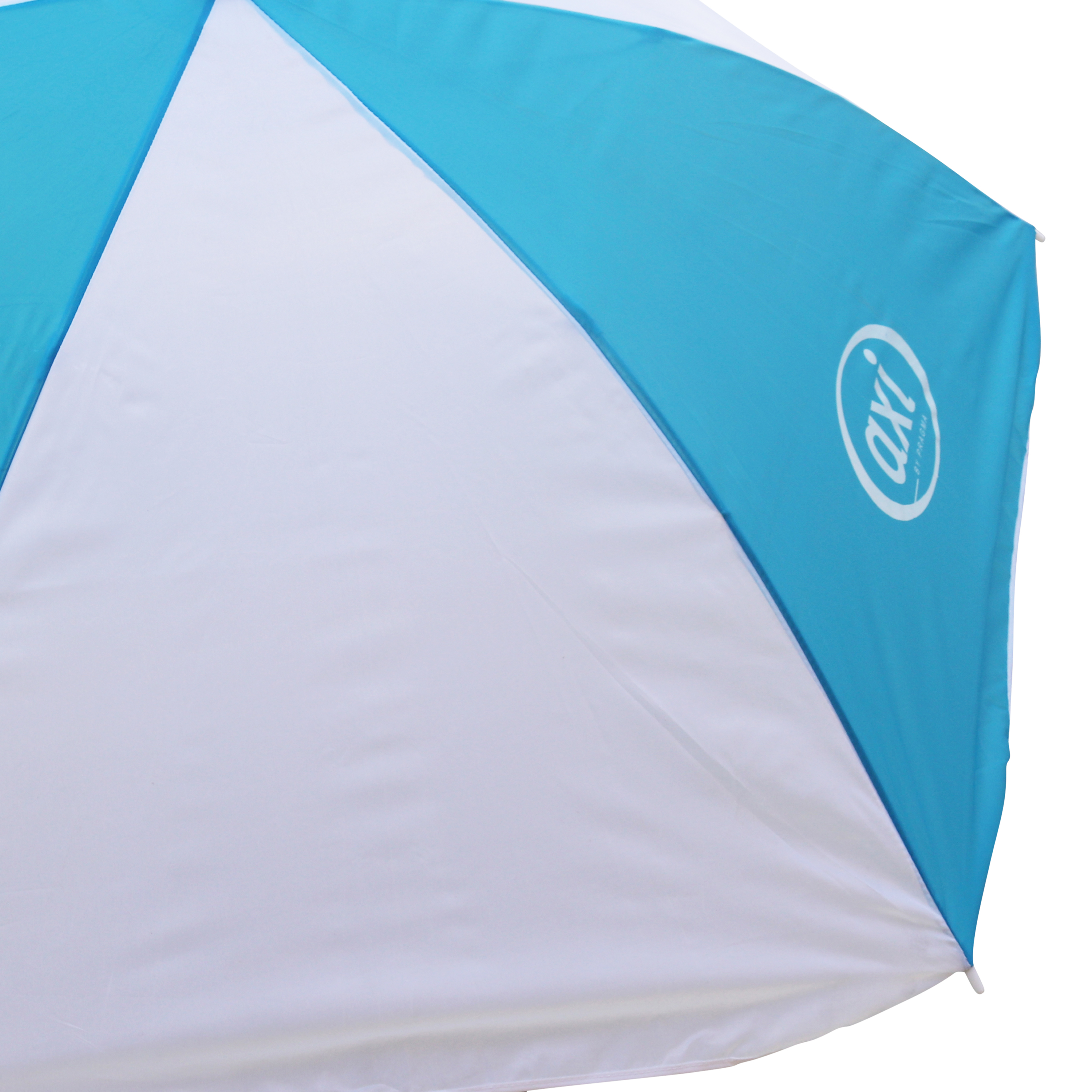 AXI Nick Sand & Water Picnic Table Anthracite/Brown - Umbrella Blue/White