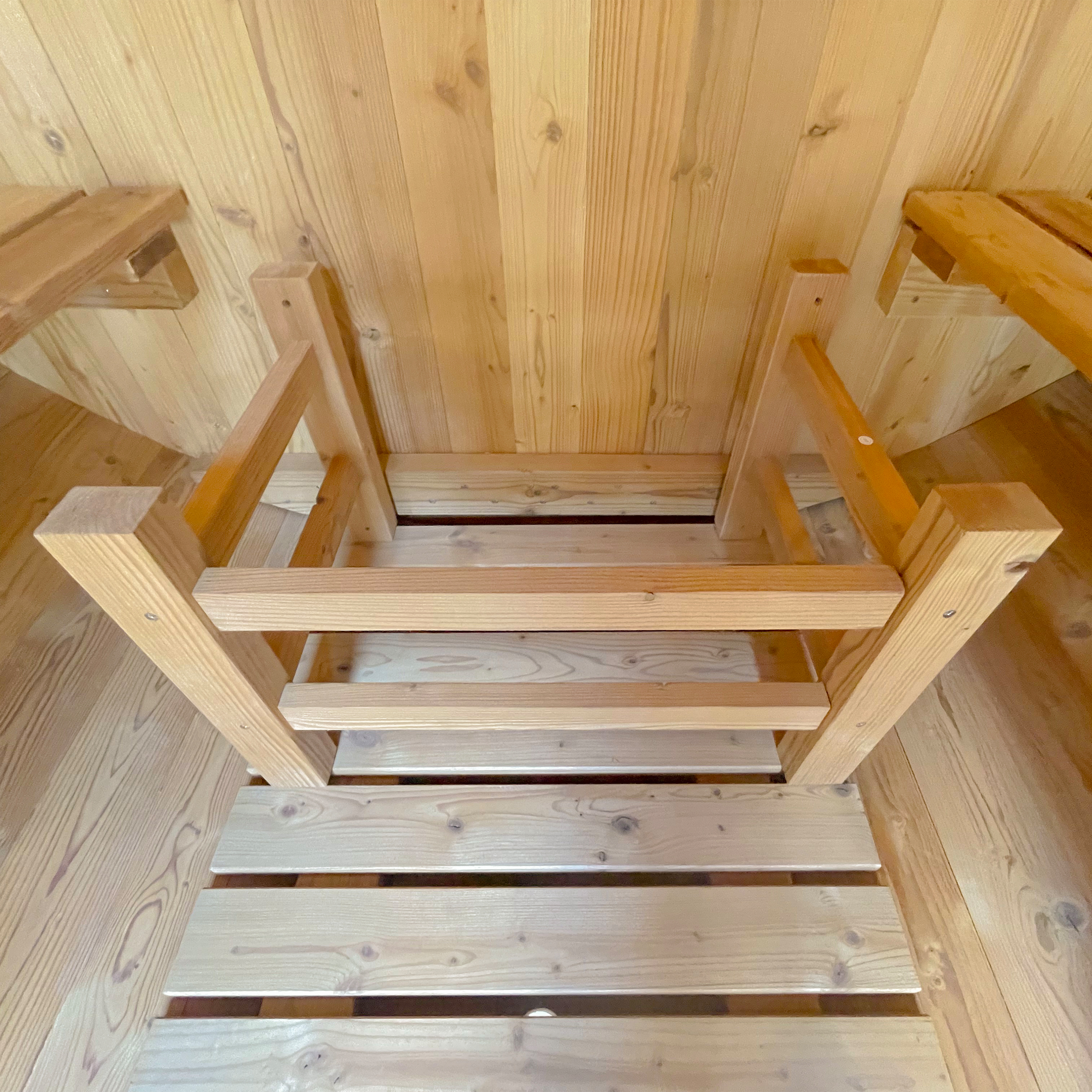 AXI Barrel Outdoor Sauna Thermowood 4-6 Persons - excl. Sauna Heater