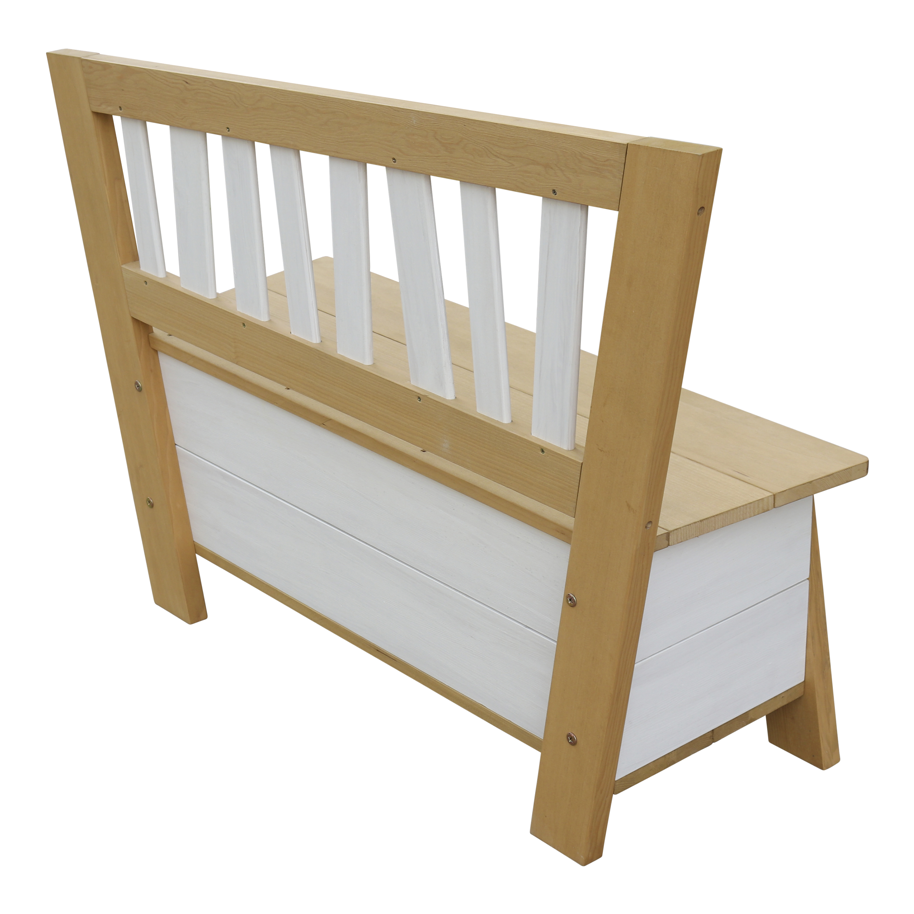 AXI Corky Storage Bench - Brown/White