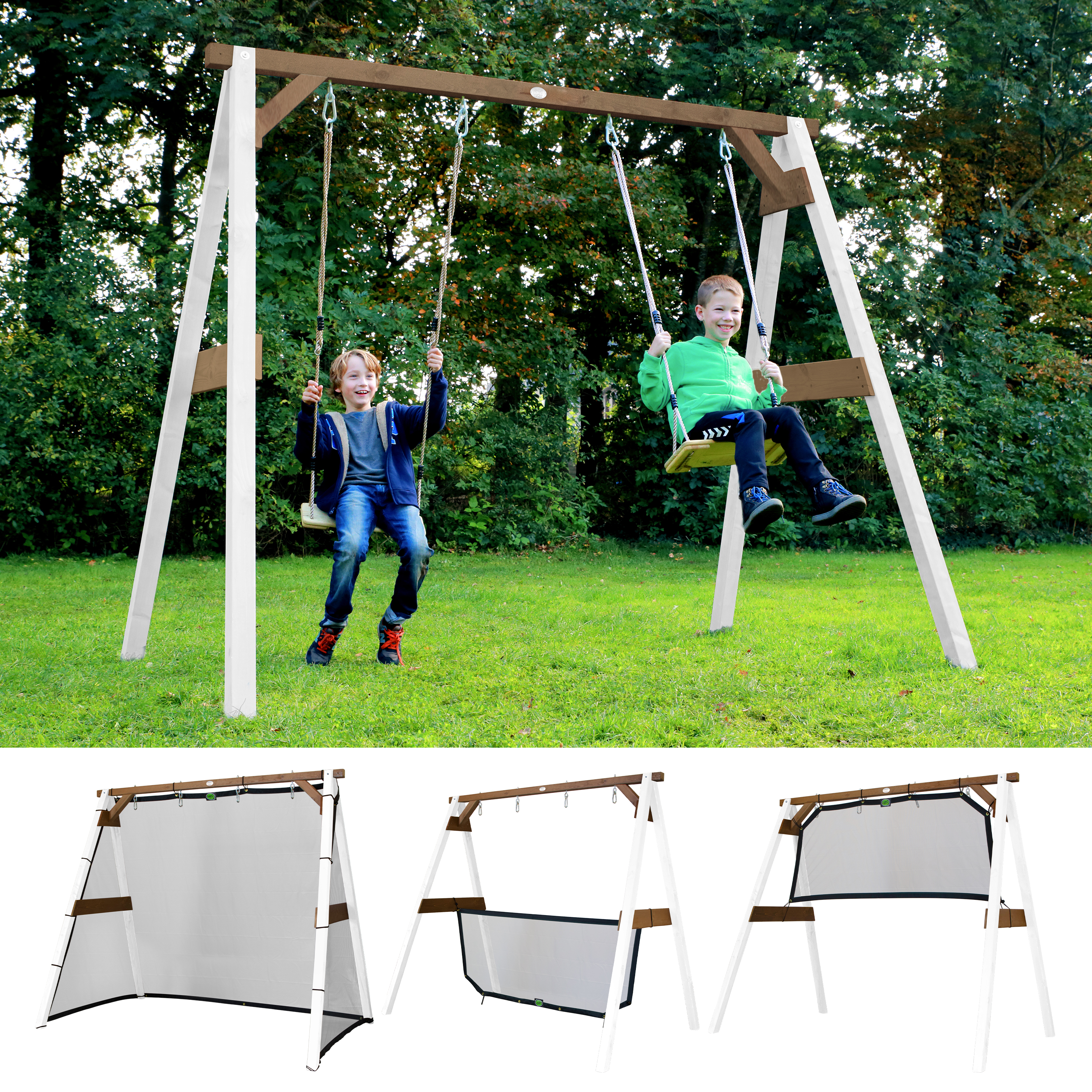 AXI 4-in-1 SportsFun - White/Brown
