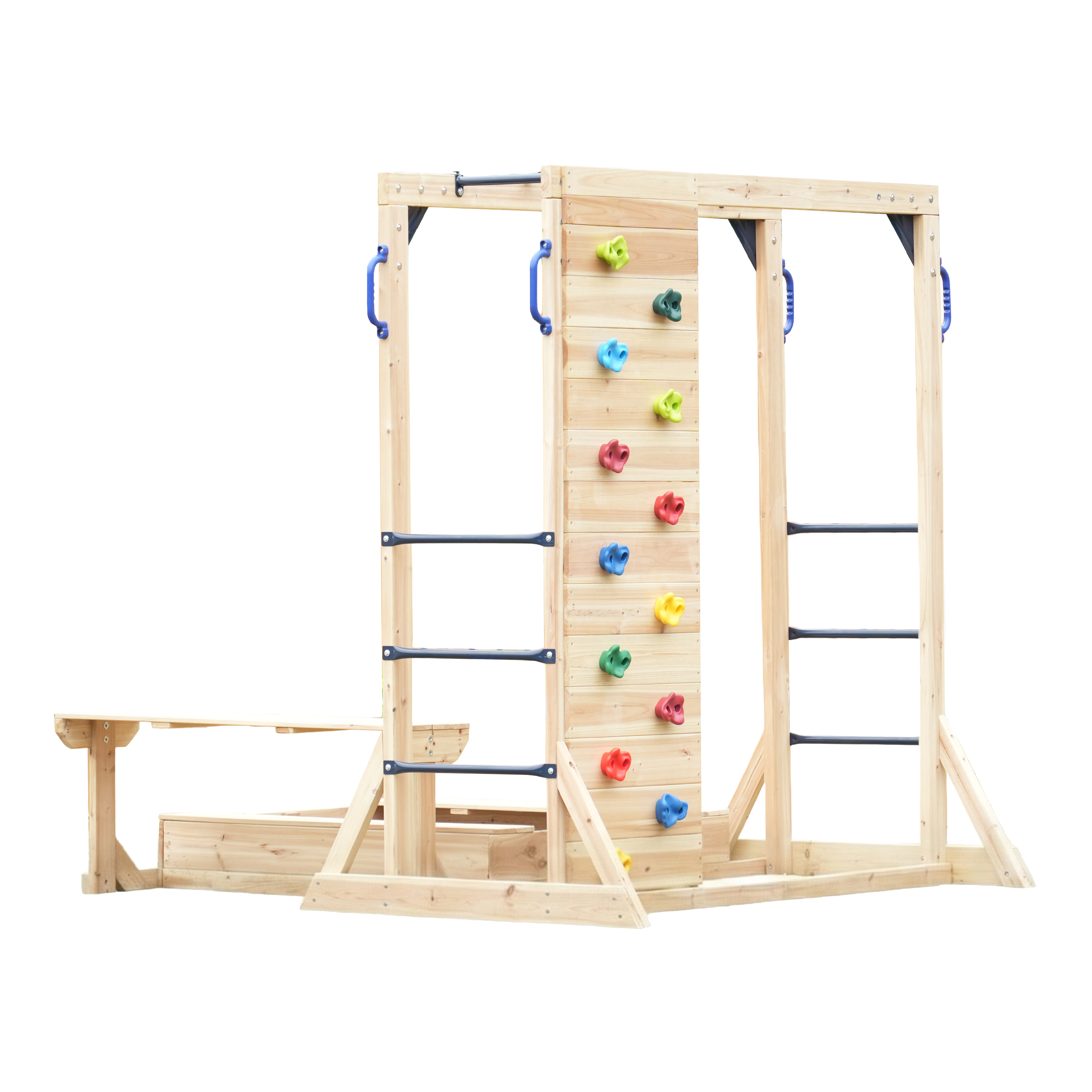 AXI Dex Climbing Frame with Sandbox. Monkey Bars and Picnic Table
